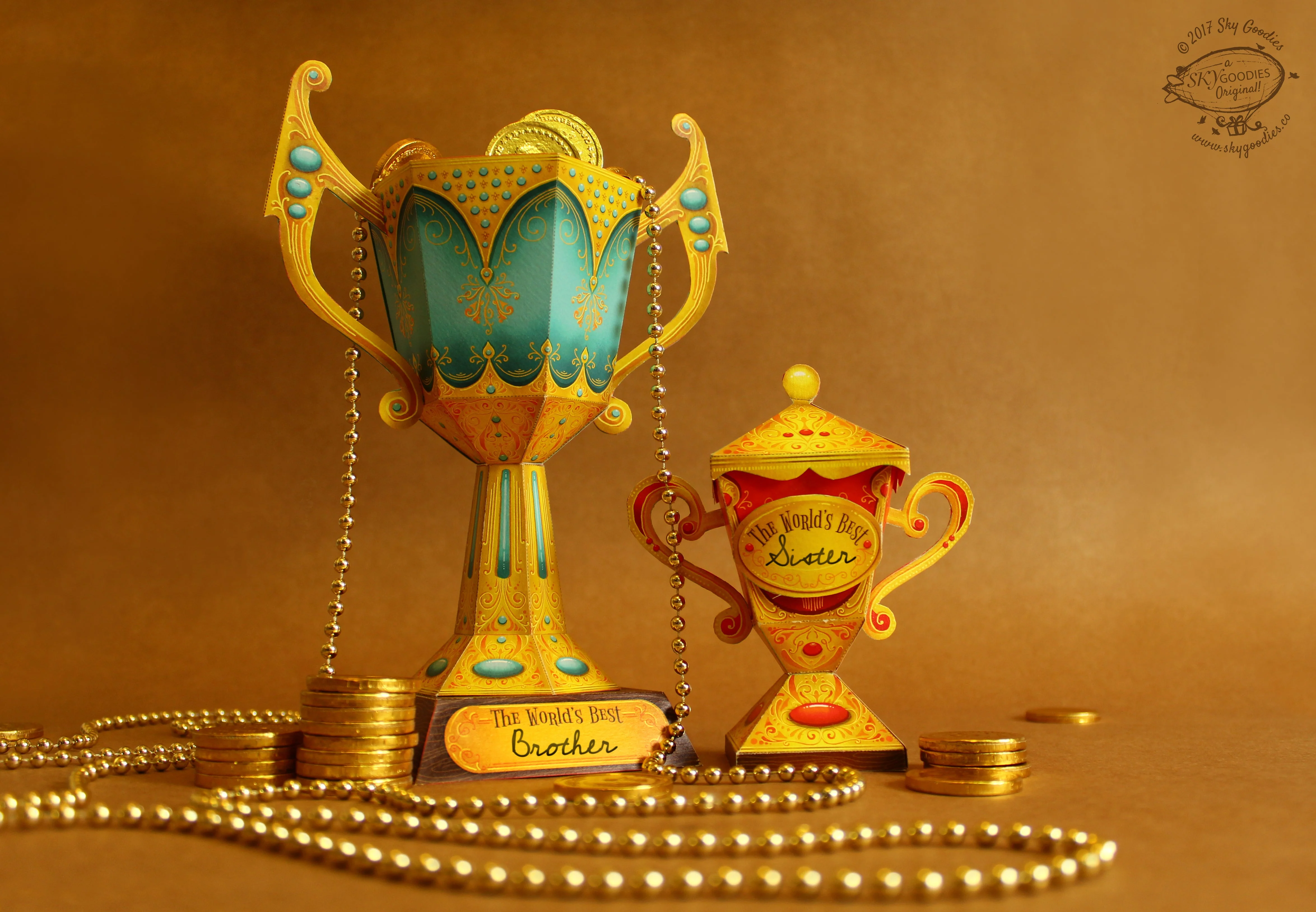 Trophy Cup - DIY Paper Craft Kit - Image 8