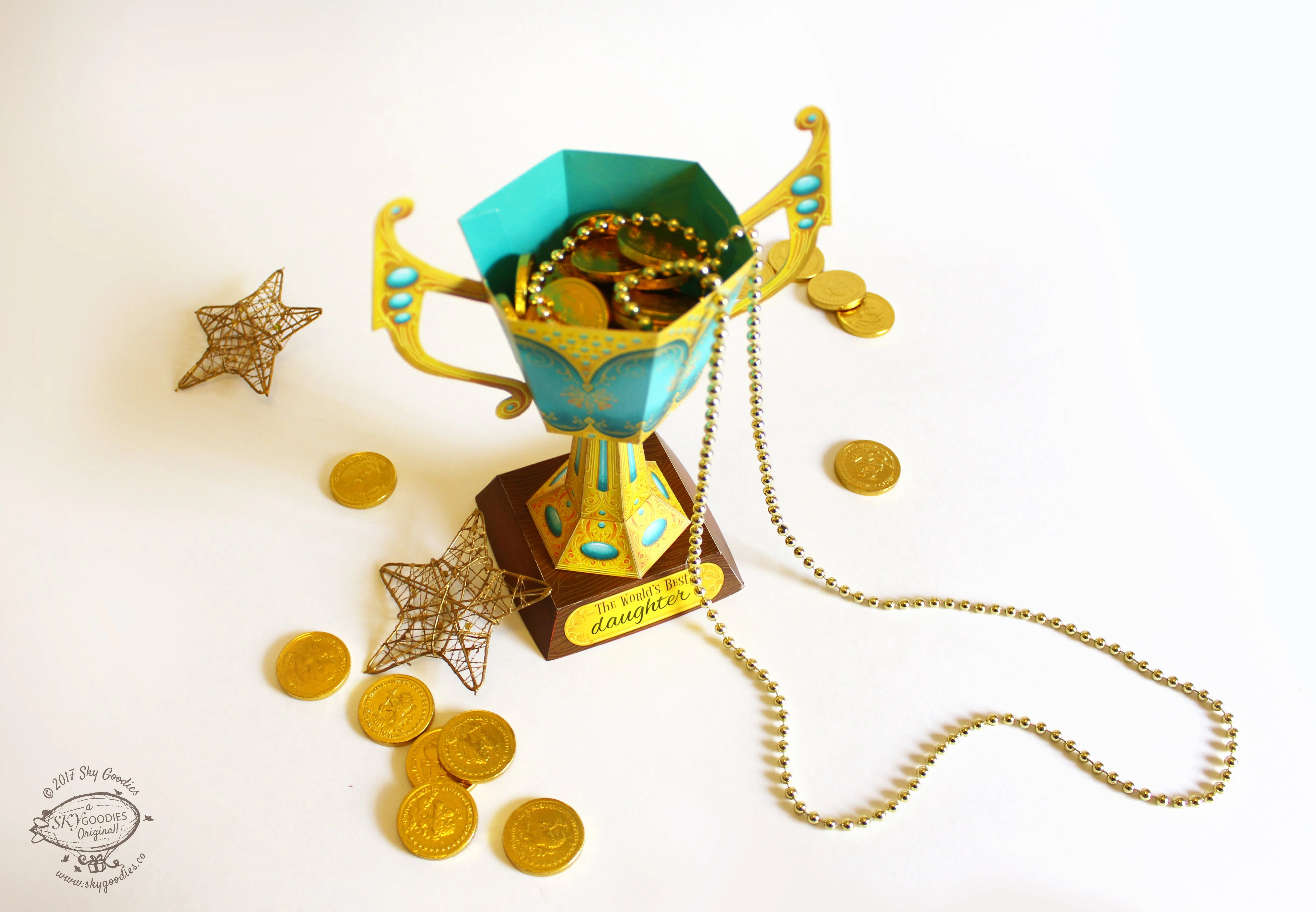 Trophy Cup - DIY Paper Craft Kit - Image 9