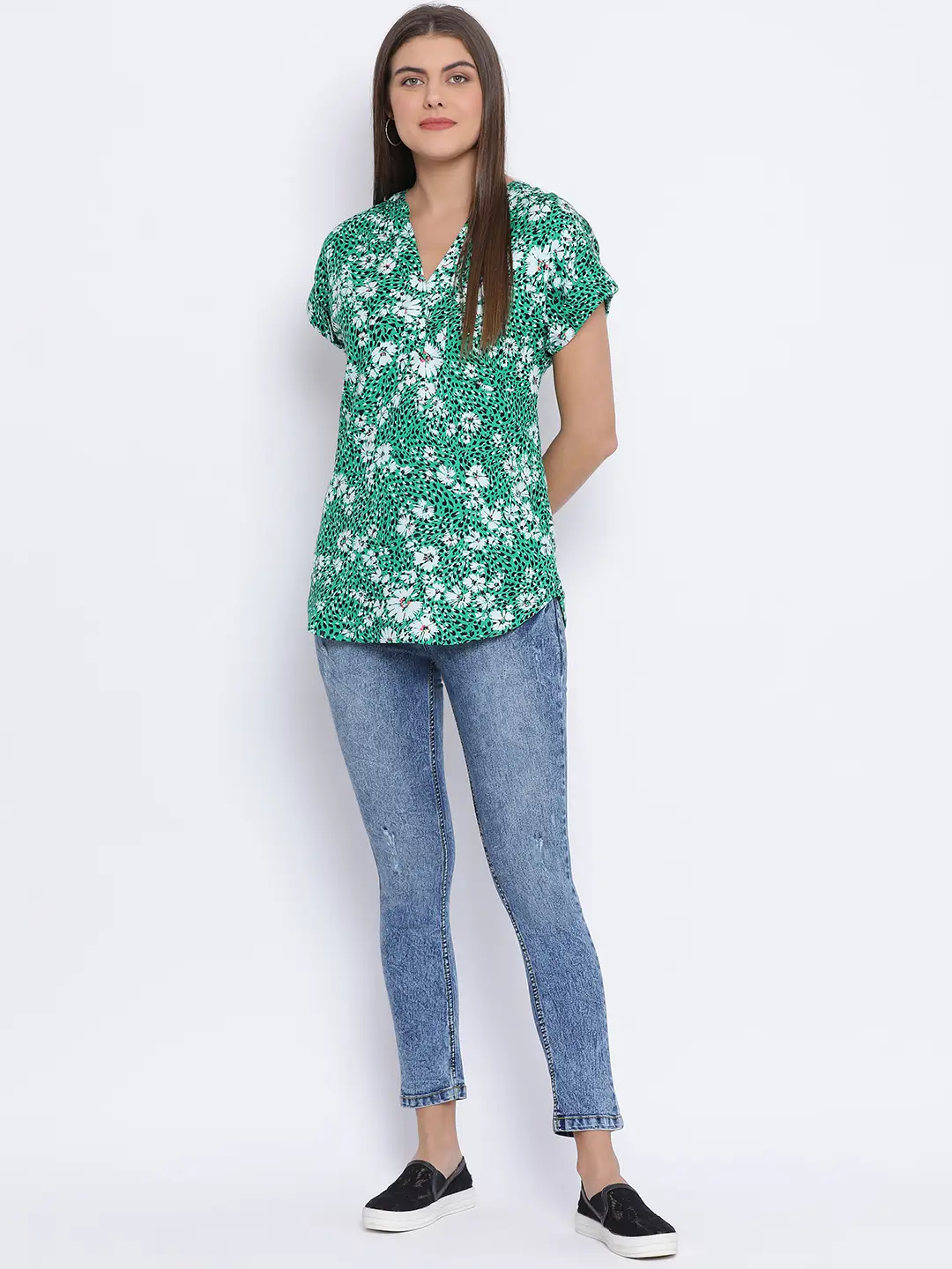 Tropical Shade Women Top - Image 2