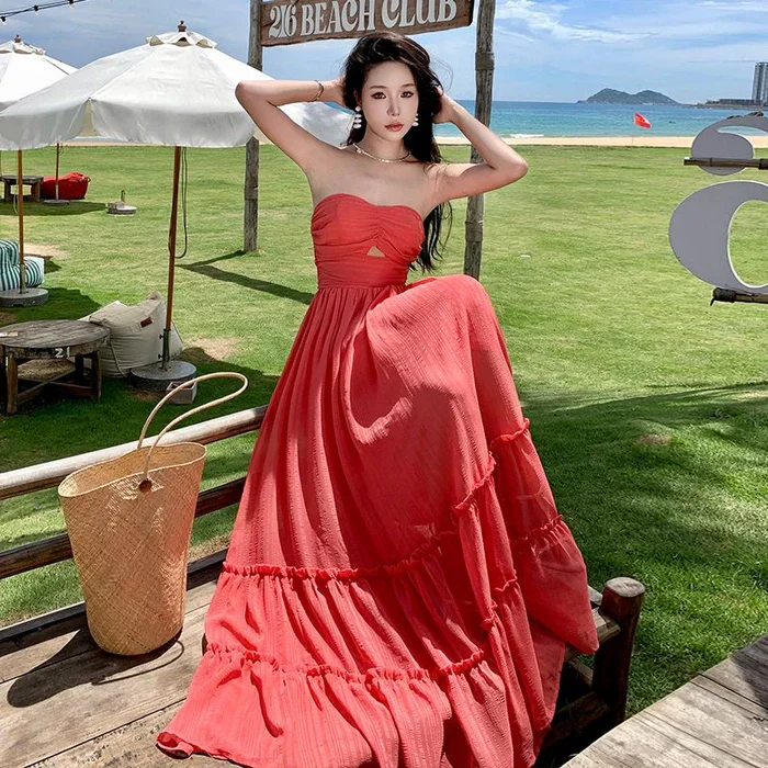 Tube Vacation Dress - Image 4
