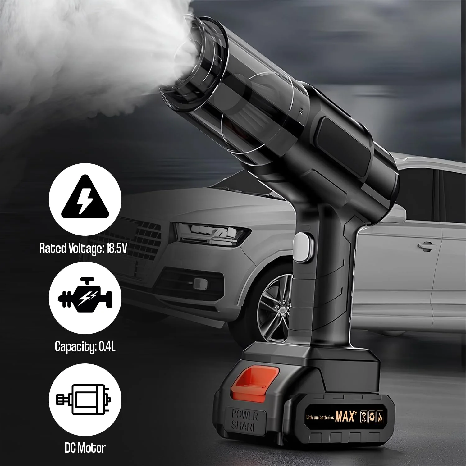 TurboVac: Super Powerful Cordless Vacuum Cleaner with 21,000Pa Suction, Detachable Battery & Multi-Nozzle Attachments - Image 4