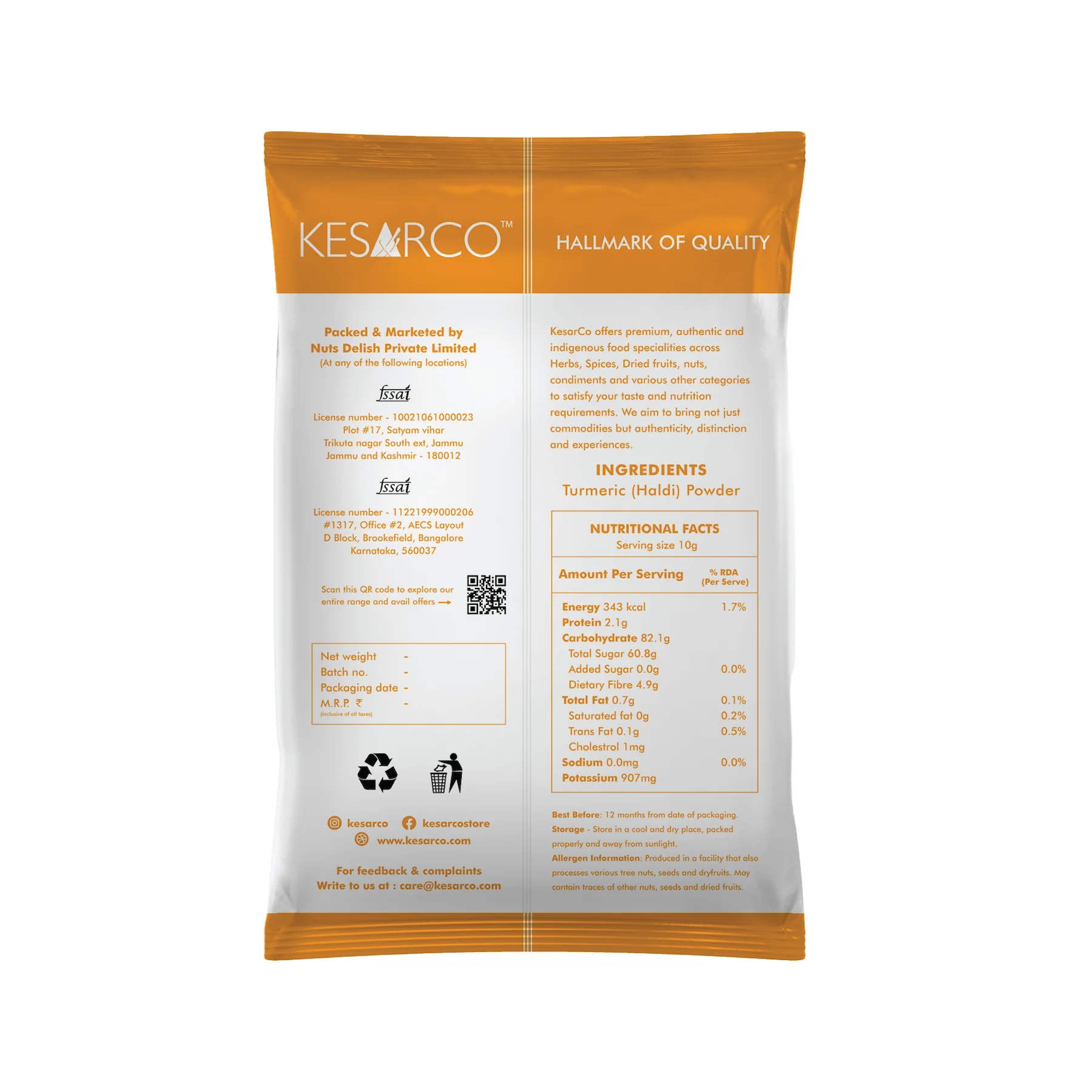Turmeric Powder, Rich in Curcumin - Image 2