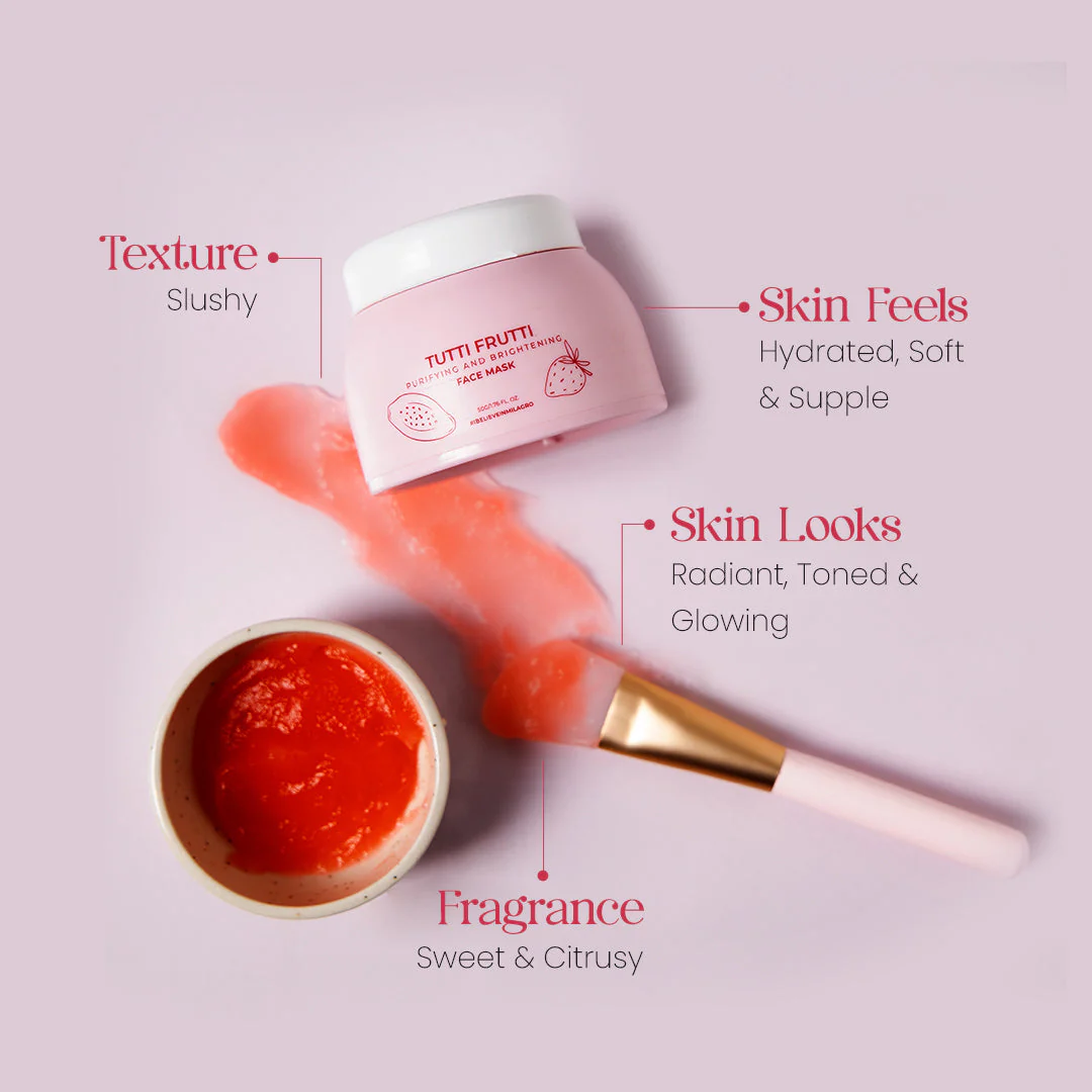 Tutti Frutti Face Mask| Natural AHA (Alpha Hydroxy Acid) - Image 13