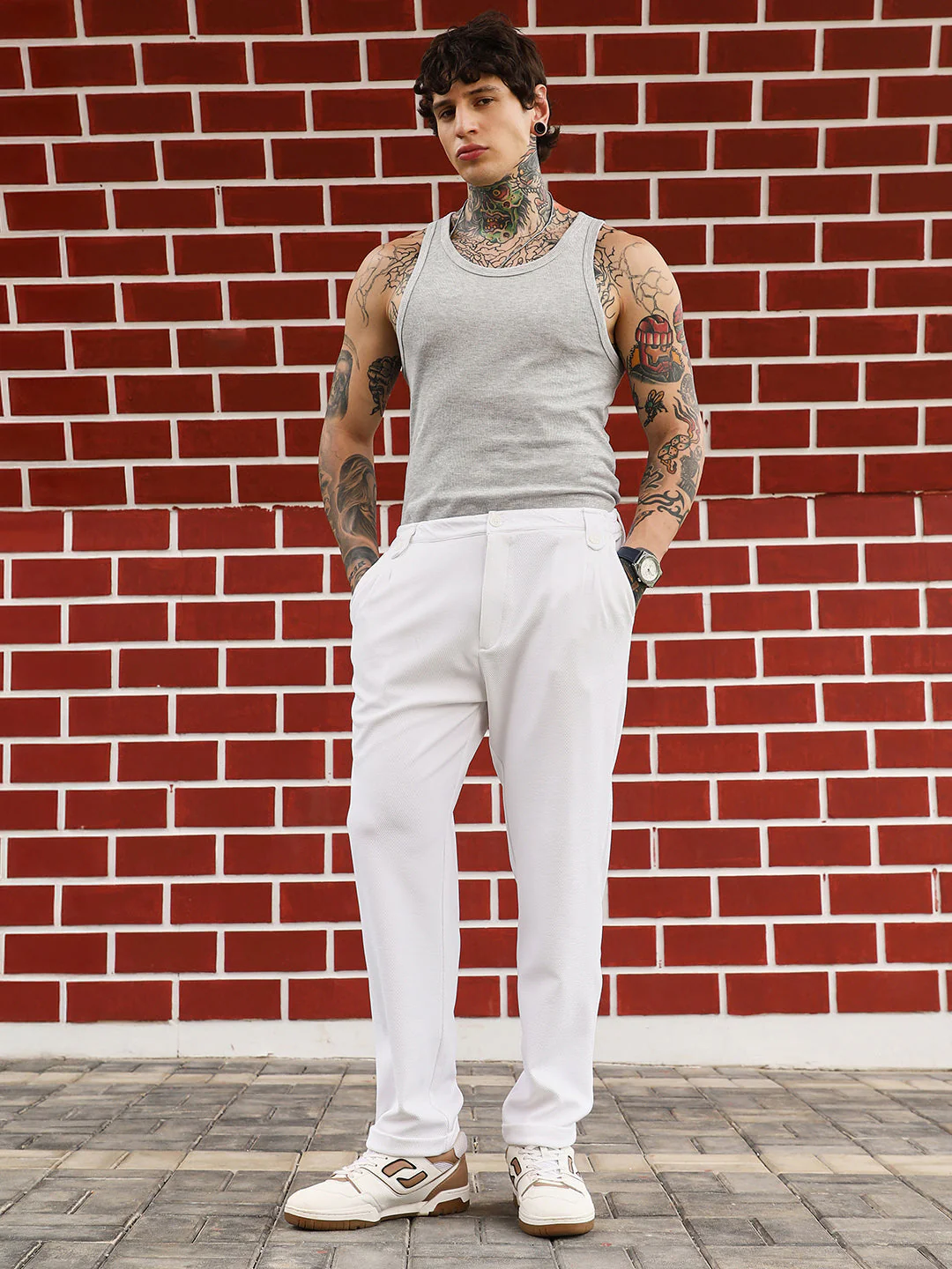 Twill Chino Trousers - Image 5