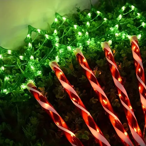 Twinkly: Solar LED Christmas Tree Garden Lights, Waterproof Outdoor Décor with Auto On/Off, 8 Modes & Festive Glow for Pathways, Patios, Yard - Image 3