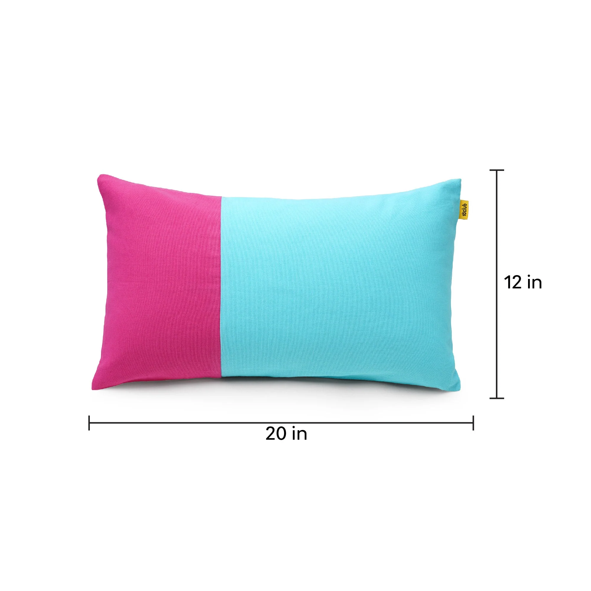 Two Tone Lumbar Cushion Cover | Set Of 2 - Image 6