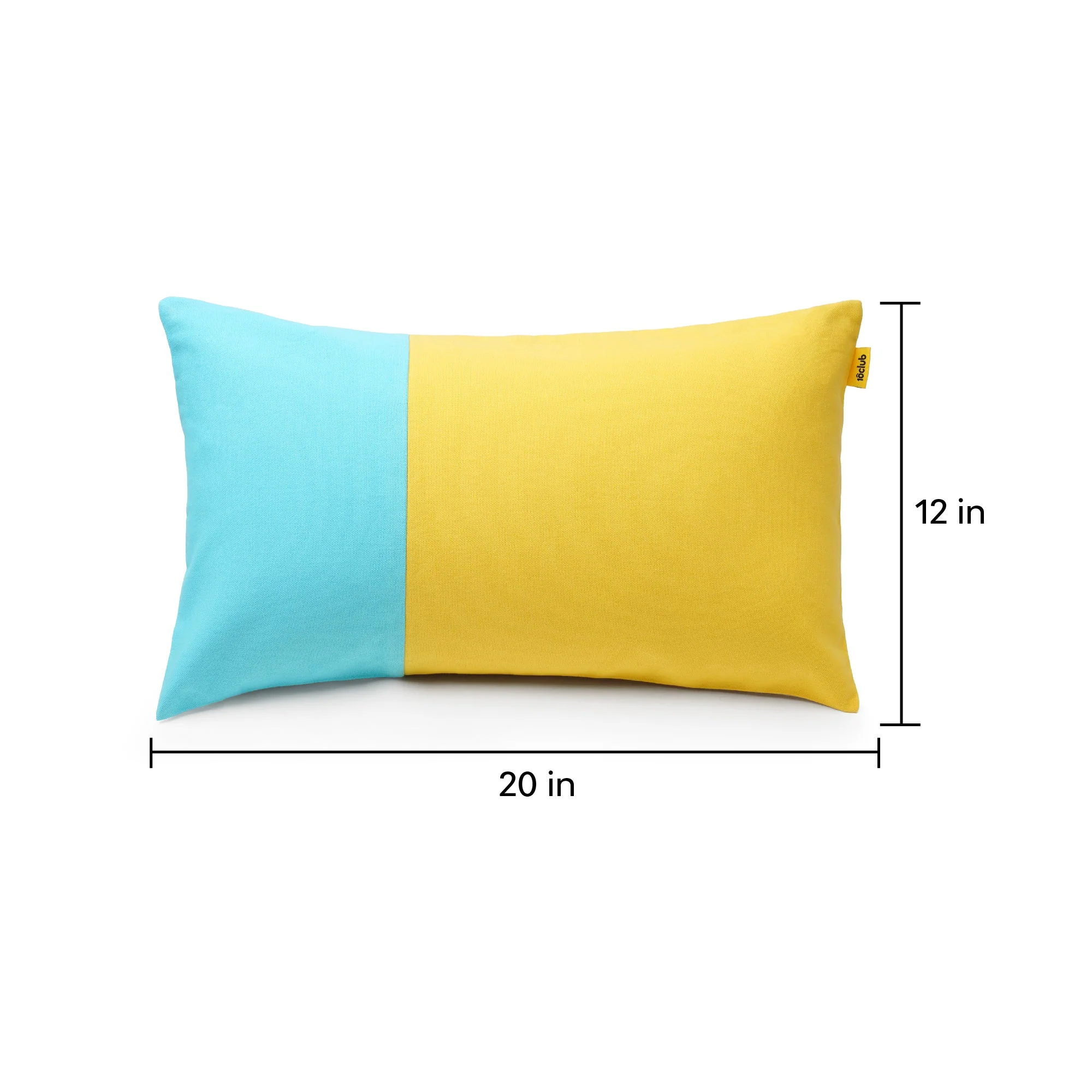 Two Tone Lumbar Cushion Cover | Single - Image 27