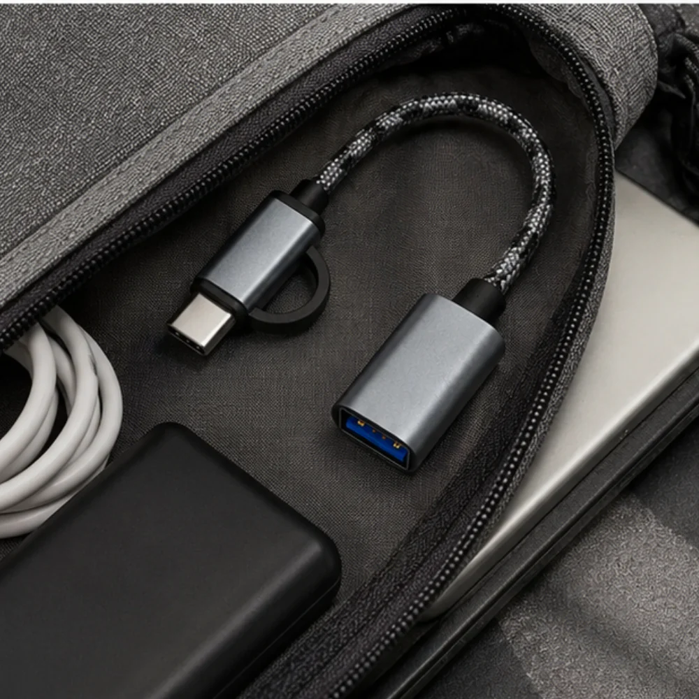 Type C & Micro USB OTG Cable Fast Data Transfer - TwinPort - Image 7