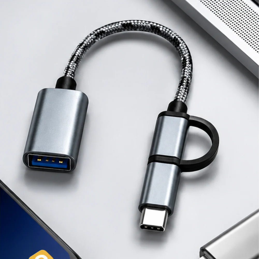 Type C & Micro USB OTG Cable Fast Data Transfer - TwinPort - Image 8