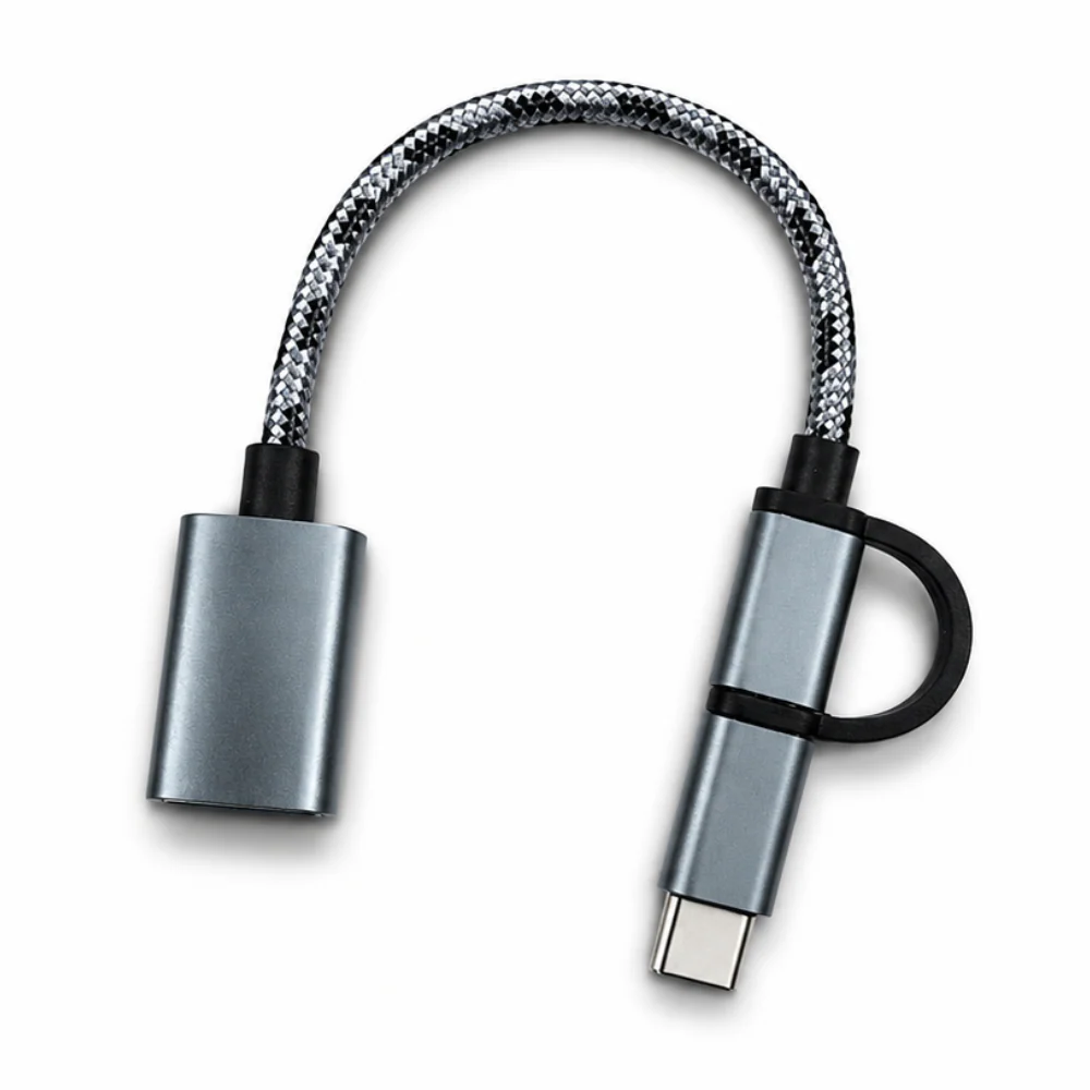 Type C & Micro USB OTG Cable Fast Data Transfer - TwinPort - Image 9