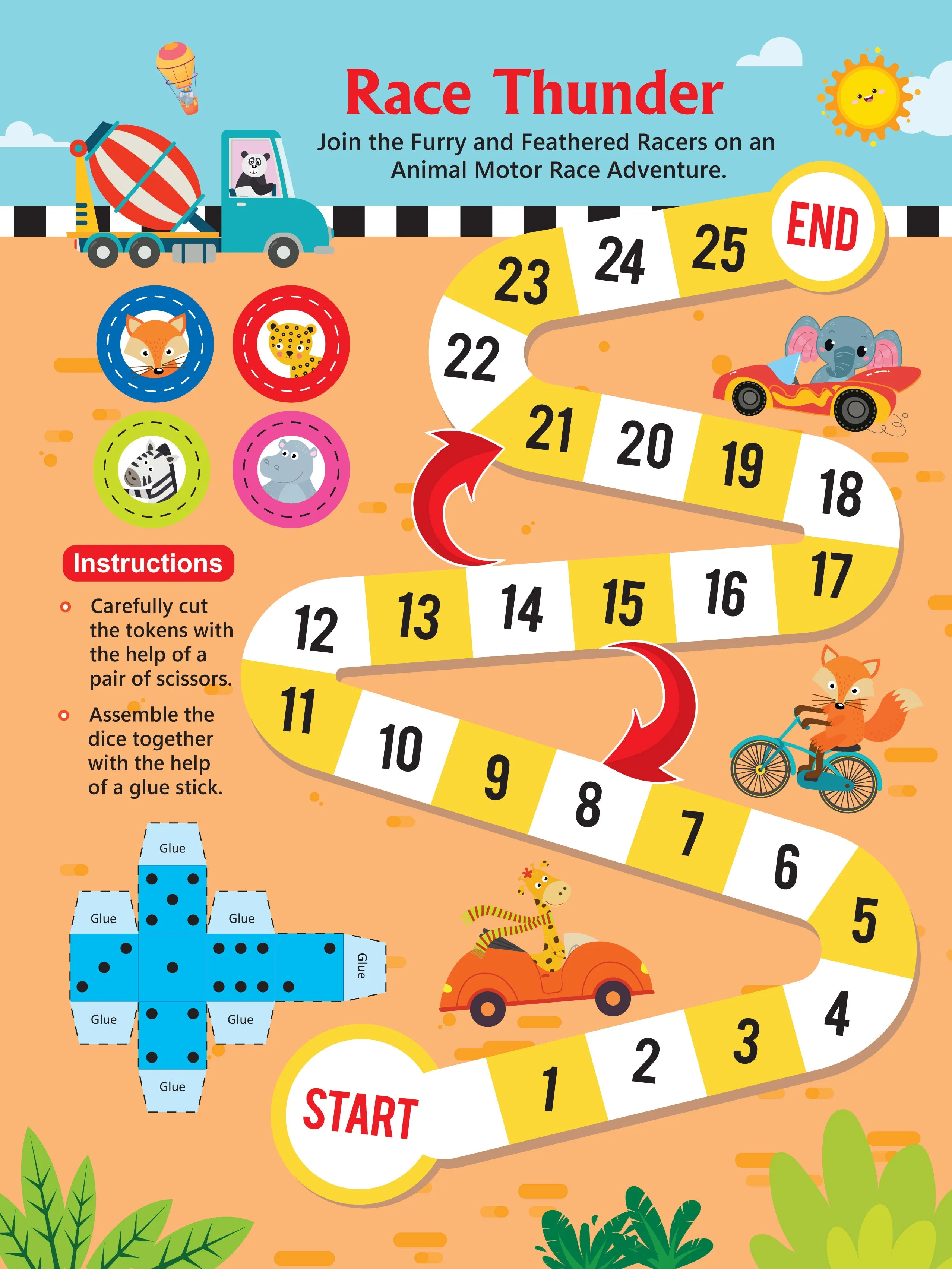 Ultimate Vehicles Scissors Skills Activity Book for Kids Age 4 - 7 years | With Child- Safe Scissors, Games and Mask - Image 13