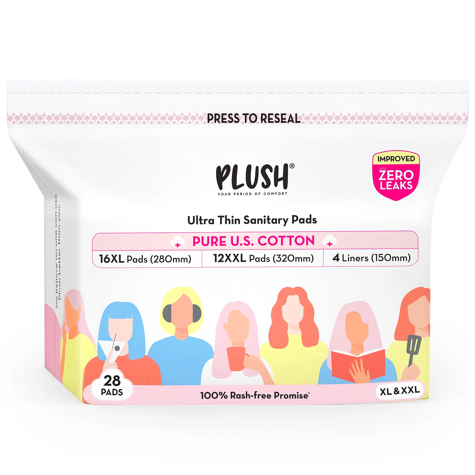 Ultra-Thin Sanitary Pads - Pack of 28 - Image 38