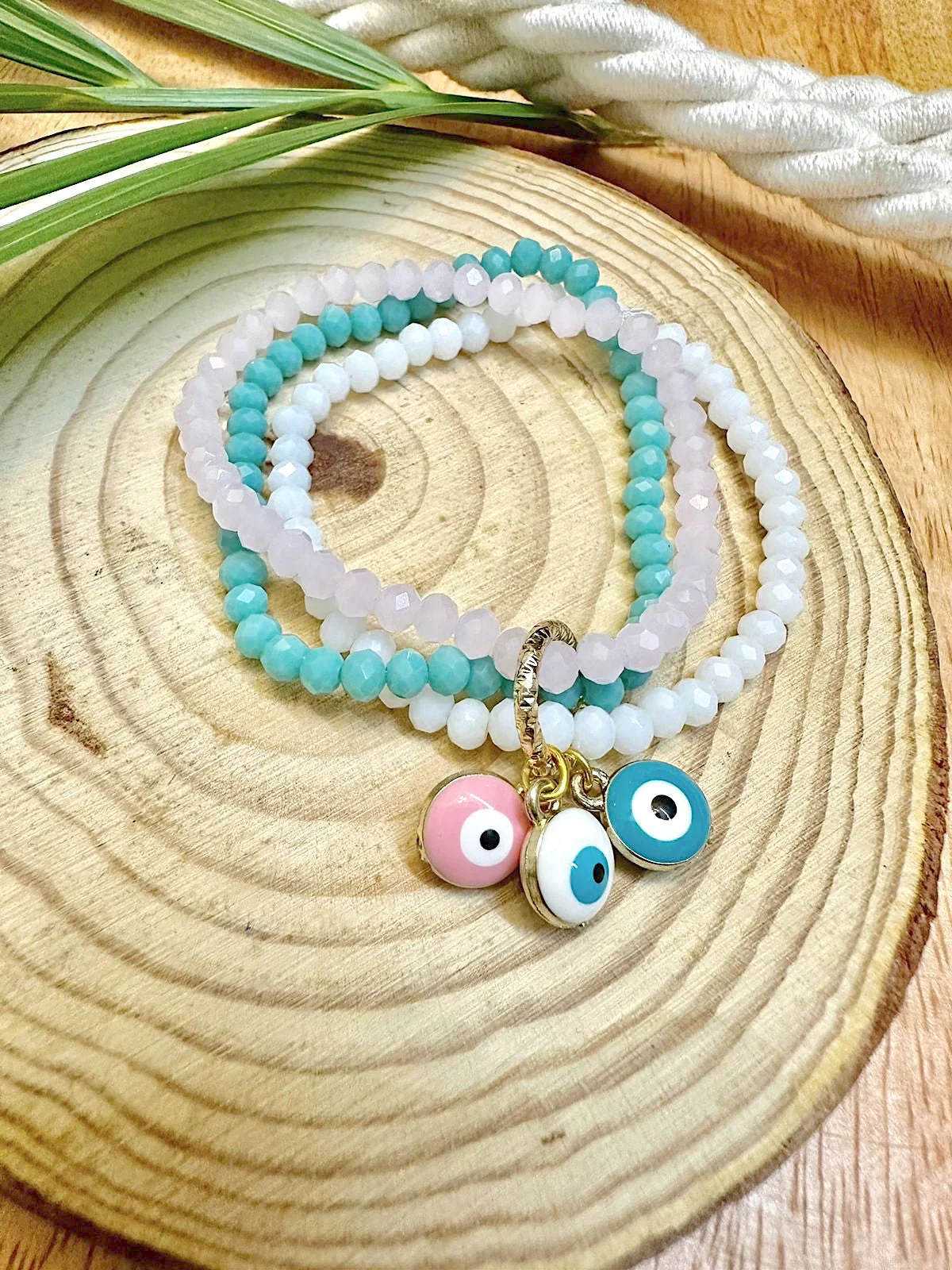Uncut Pearl Bracelet (Lumba) and Rakhi Set - Image 3
