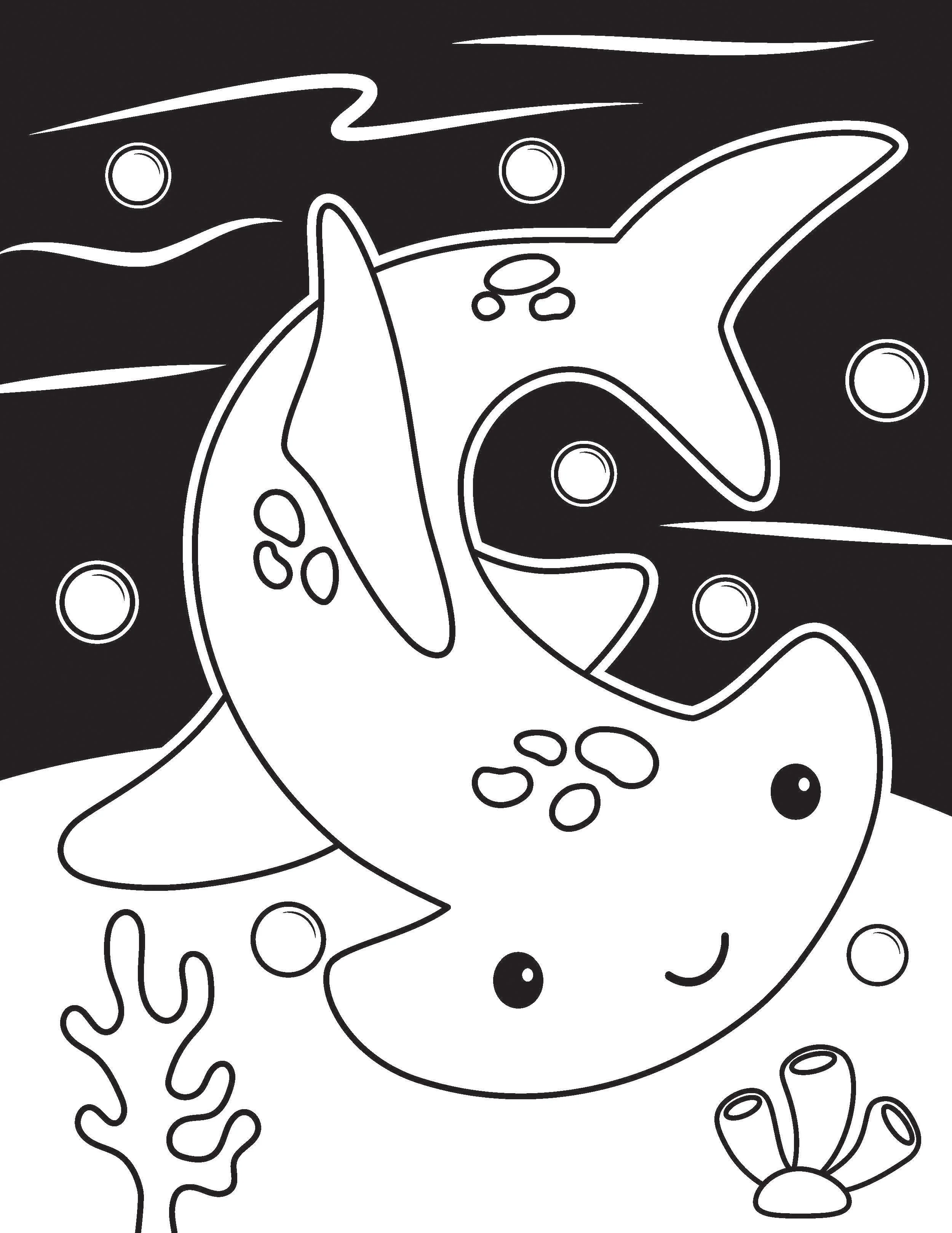 Under Ocean Neon Colour and Sticker Dots Book Over 500 Stickers - Image 4