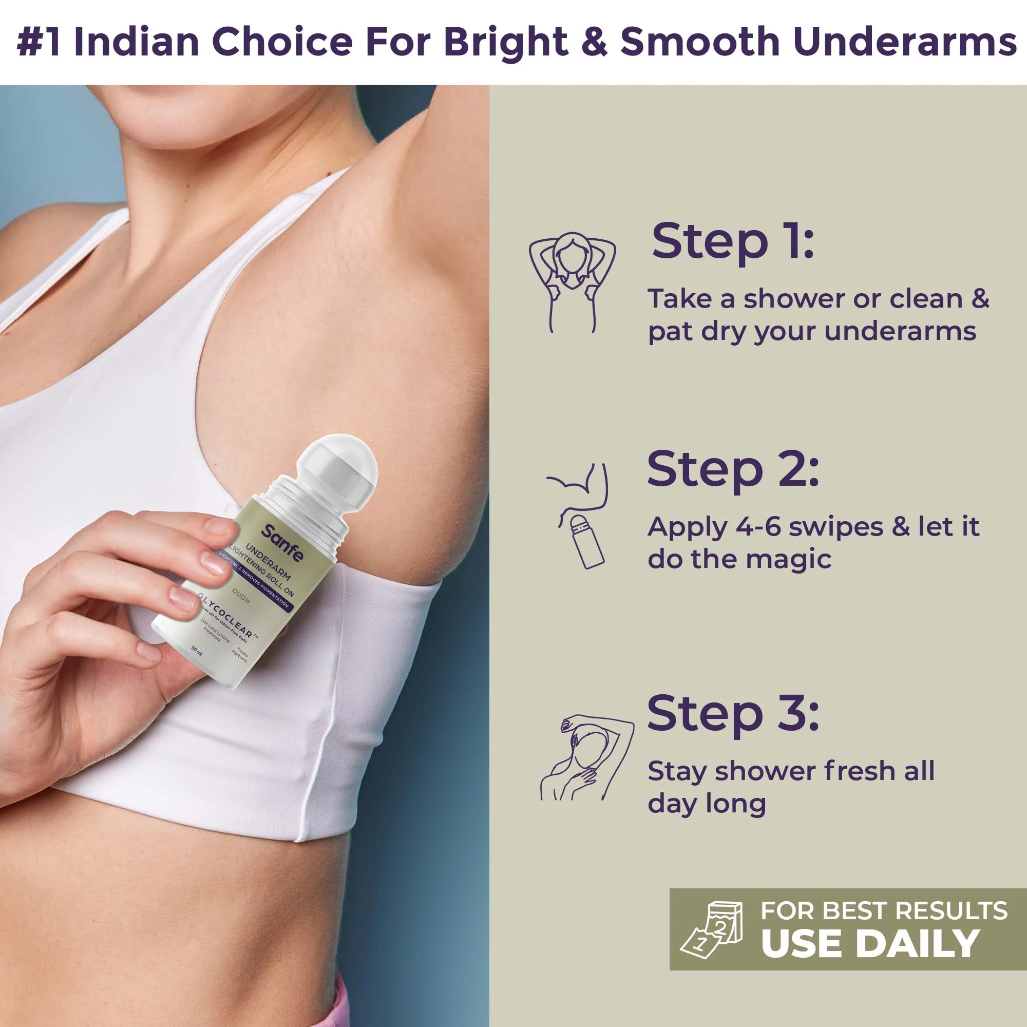 Underarm Lightening Roll On For Women - Oudh - Image 7