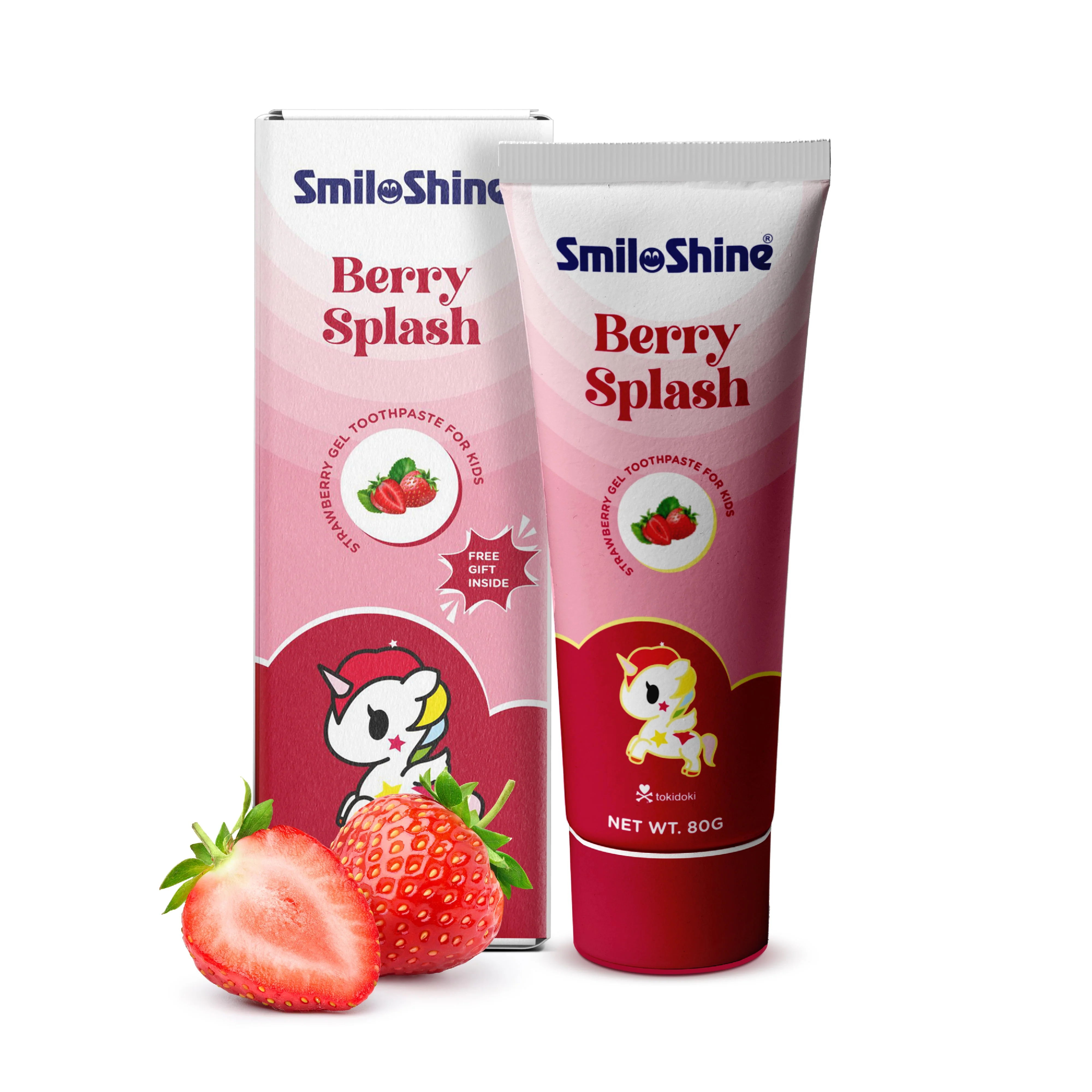 UNICORN GEL TOOTHPASTE FOR KIDS -  BERRY SPLASH (GLOW IN THE DARK)