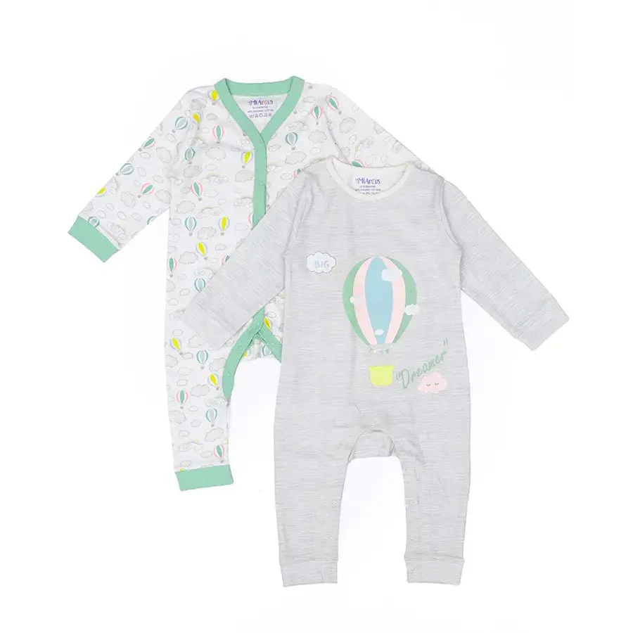 Unisex Comfy Knitted Baby Sleep Suit - Arcus (Pack Of 2)