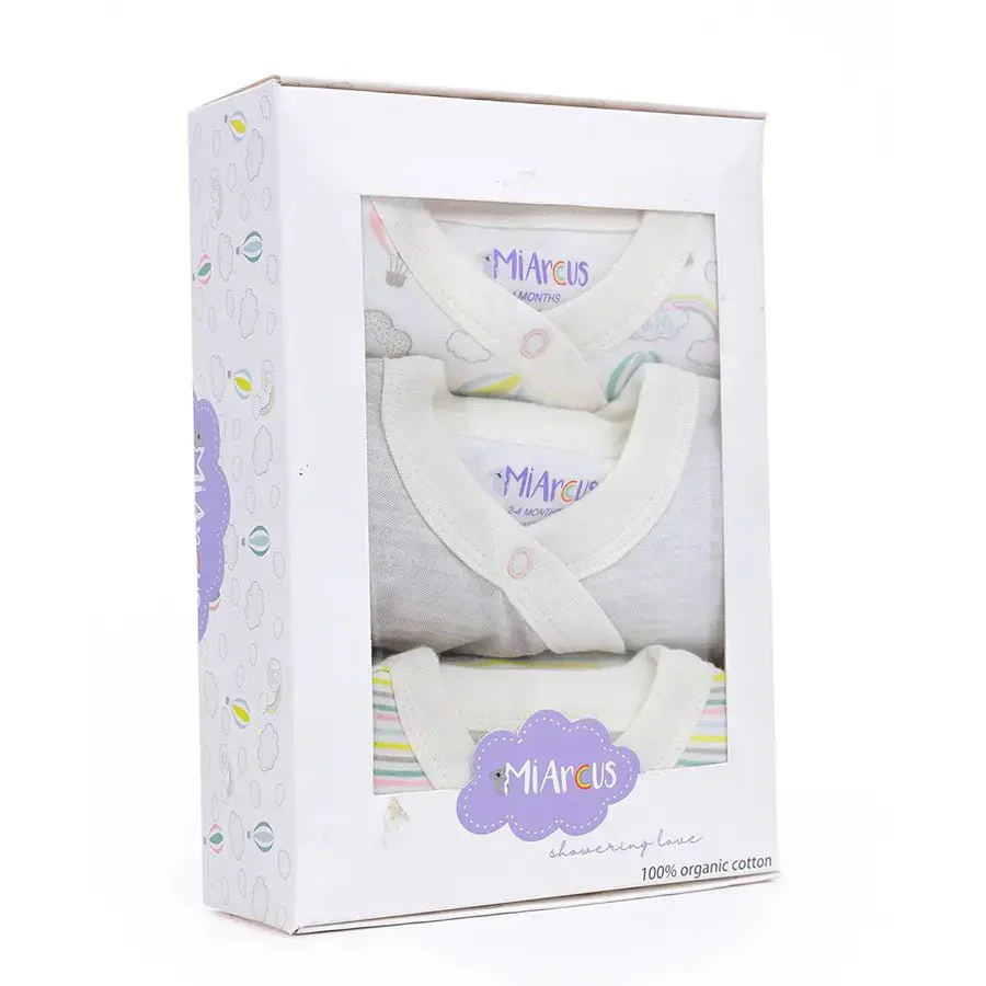 Unisex Comfy Knitted Sleep Suit For Baby - Arcus (Pack Of 3) - Image 2