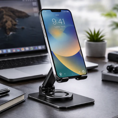 Universal Portable Mobile Stand With ABS Damping Gasket - Vista - Image 6