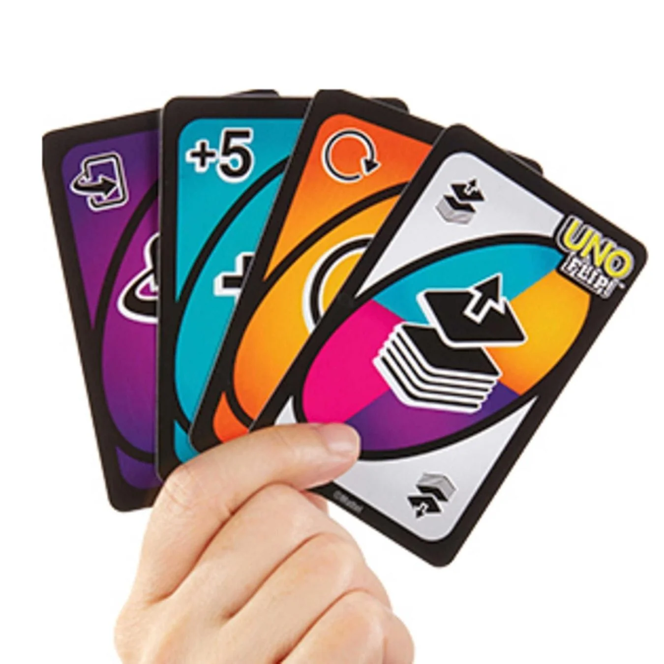 Uno Flip (112 Cards) & Uno DOS (108 Cards) - Playing Card Game (for 7 years & above) - With Instructions - Image 3