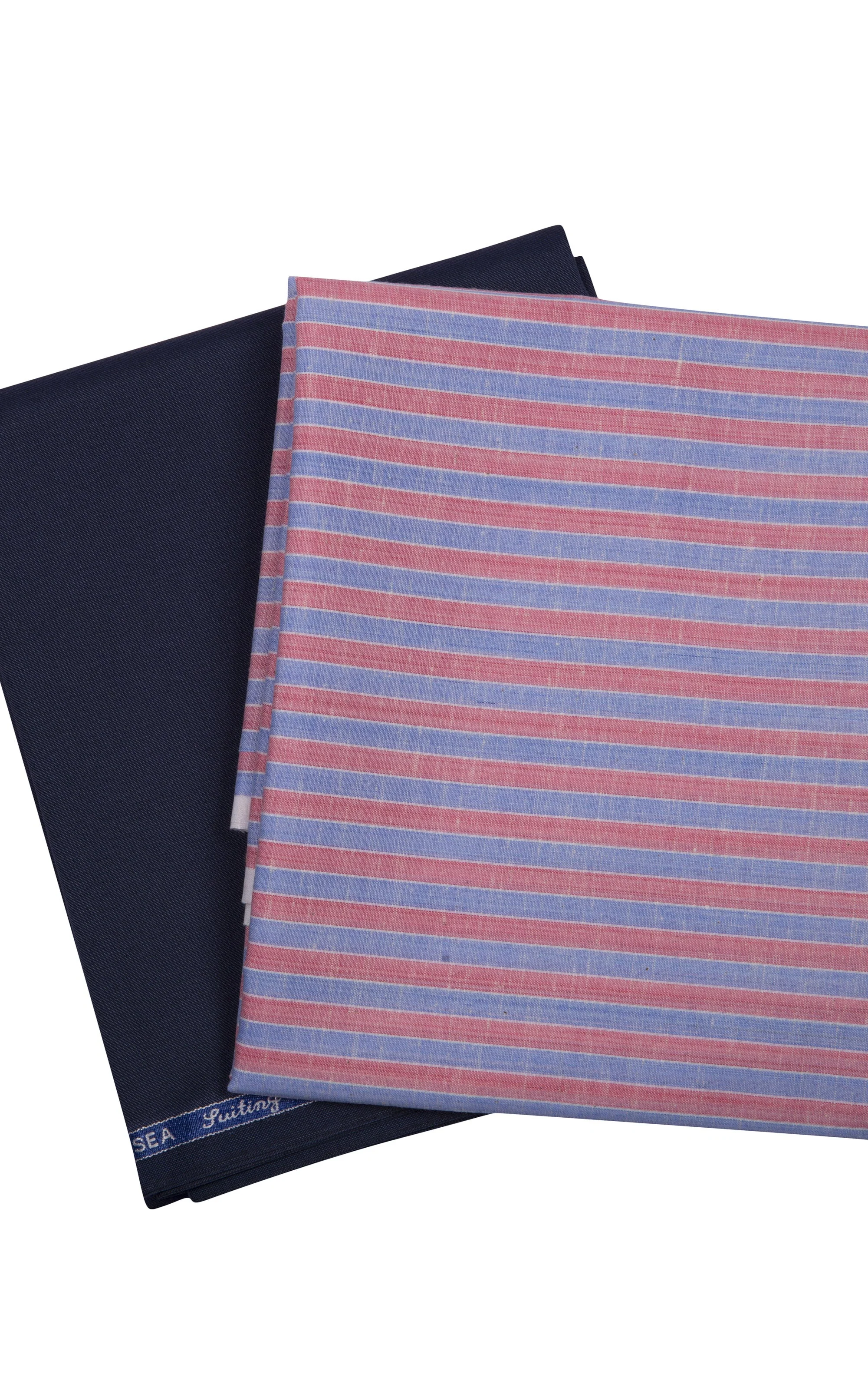 Unstiched PolyBlend Fabric Shirt & Trouser Fabric Set