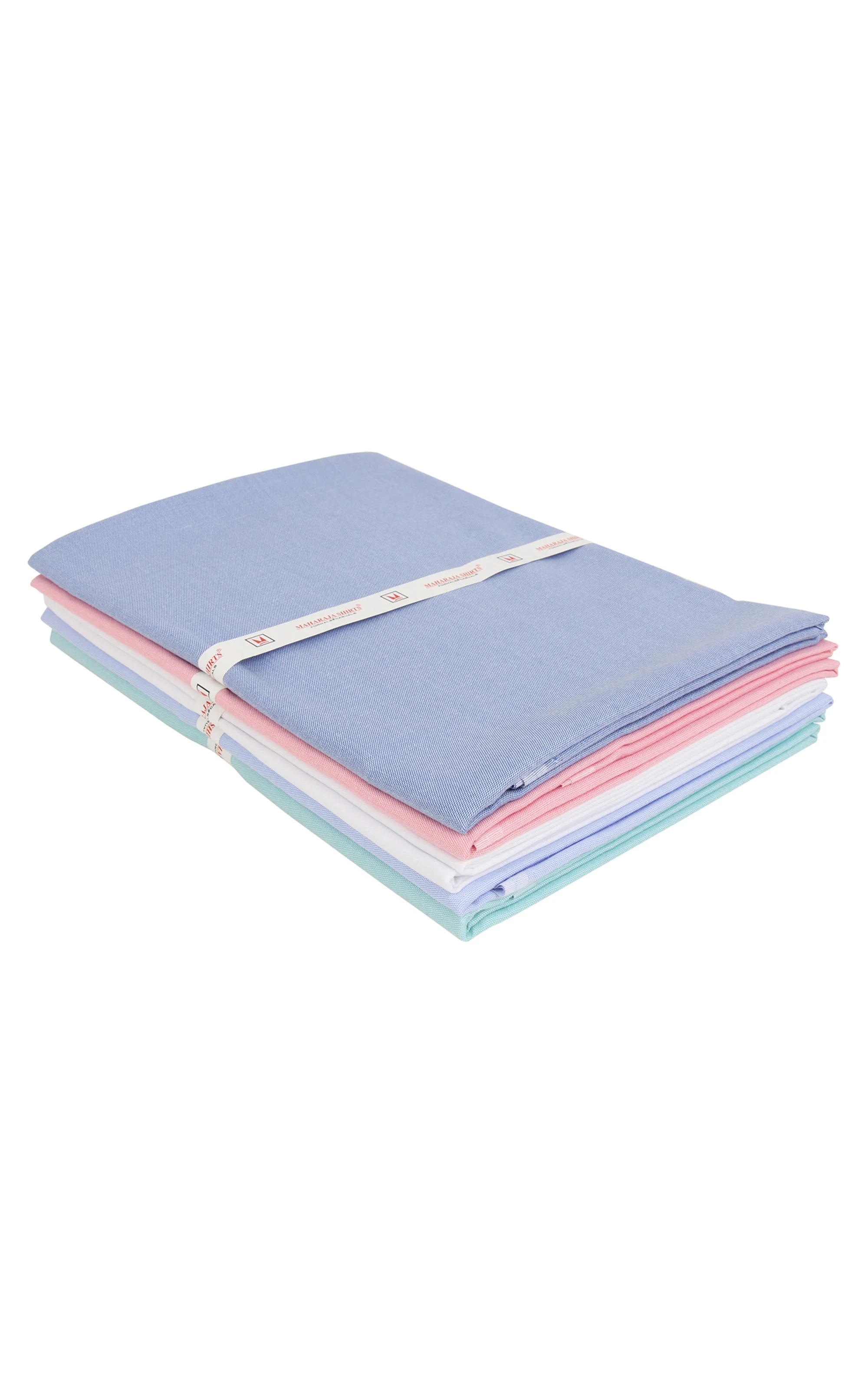 Unstitched Poly Cotton Set of 5 Plain Shirt Piece