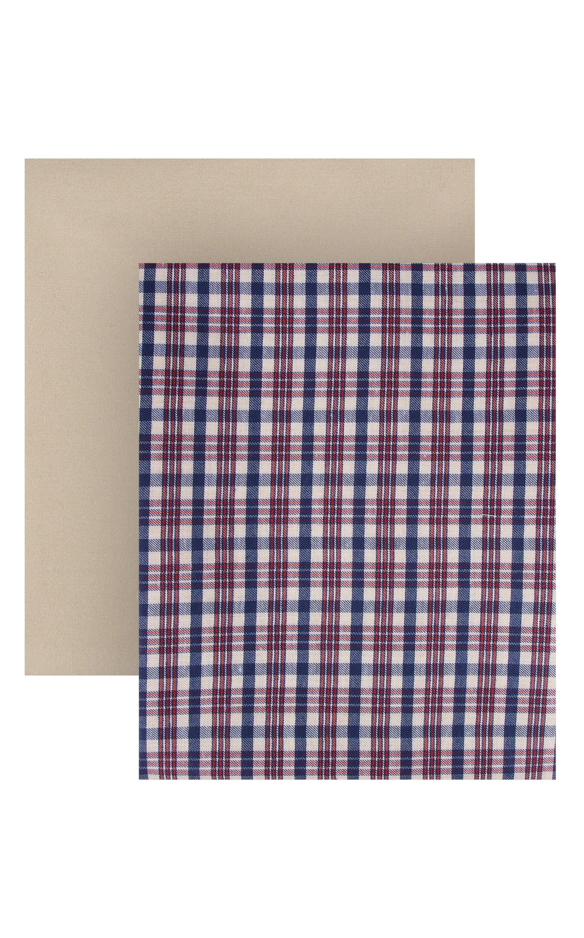 Unstitched PolyBlend Checks Shirt & Matching Trouser Set - Image 10