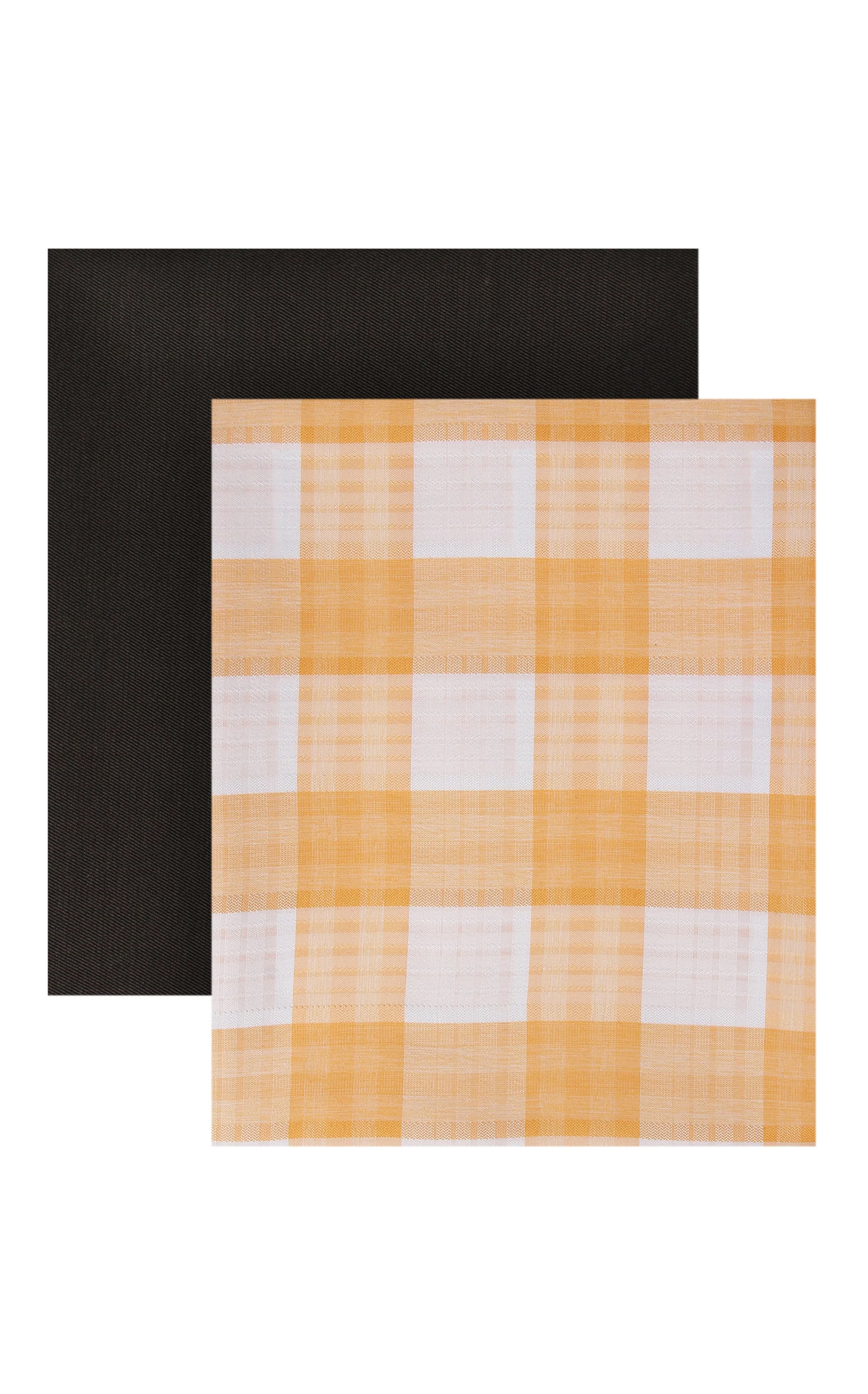 Unstitched PolyBlend Checks Shirt & Matching Trouser Set - Image 15