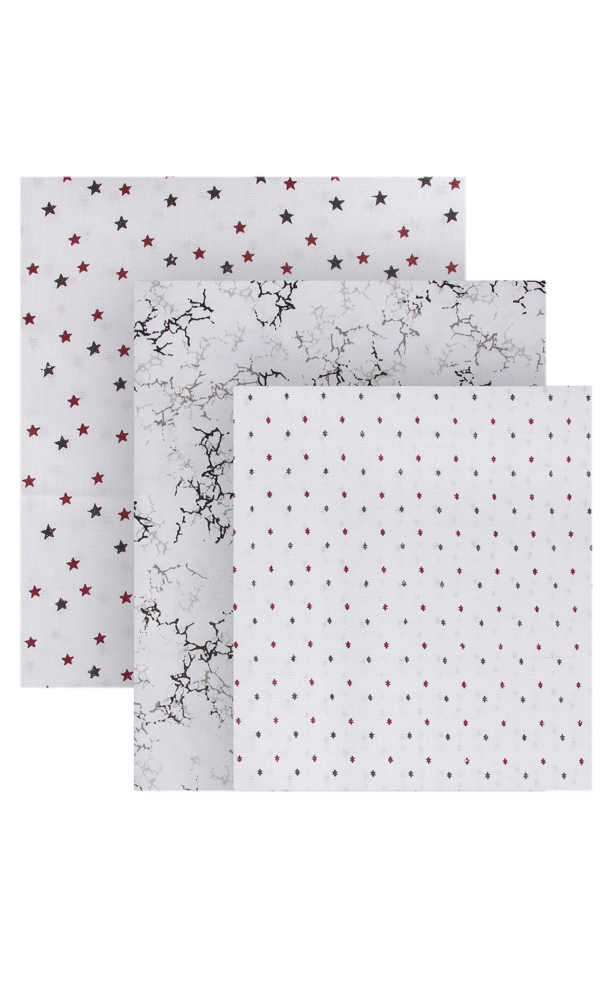 Unstitched PolyBlend Fabric Set of 3 Shirt Pieces - Image 3