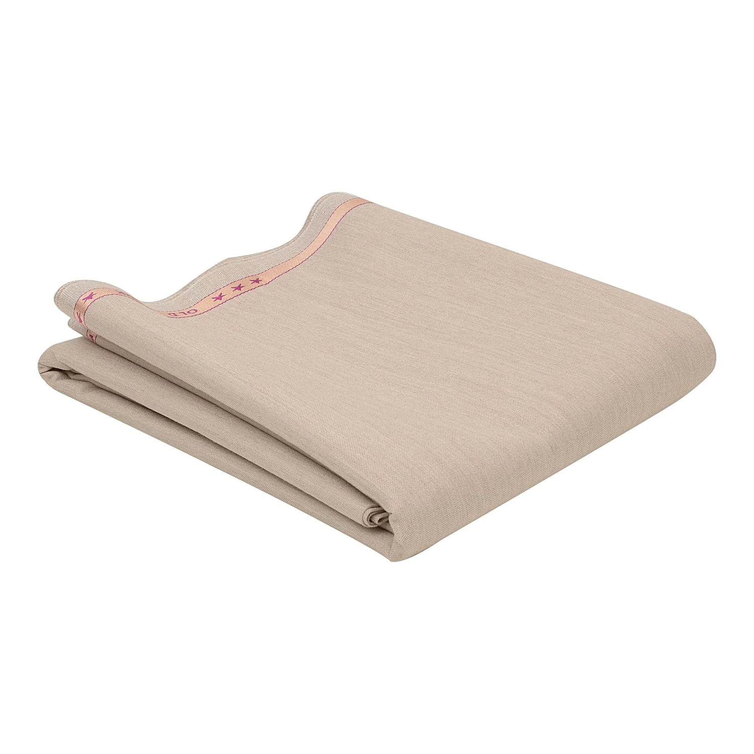 Unstitched PolyBlend Safari Suit Fabric in Beige - Image 3