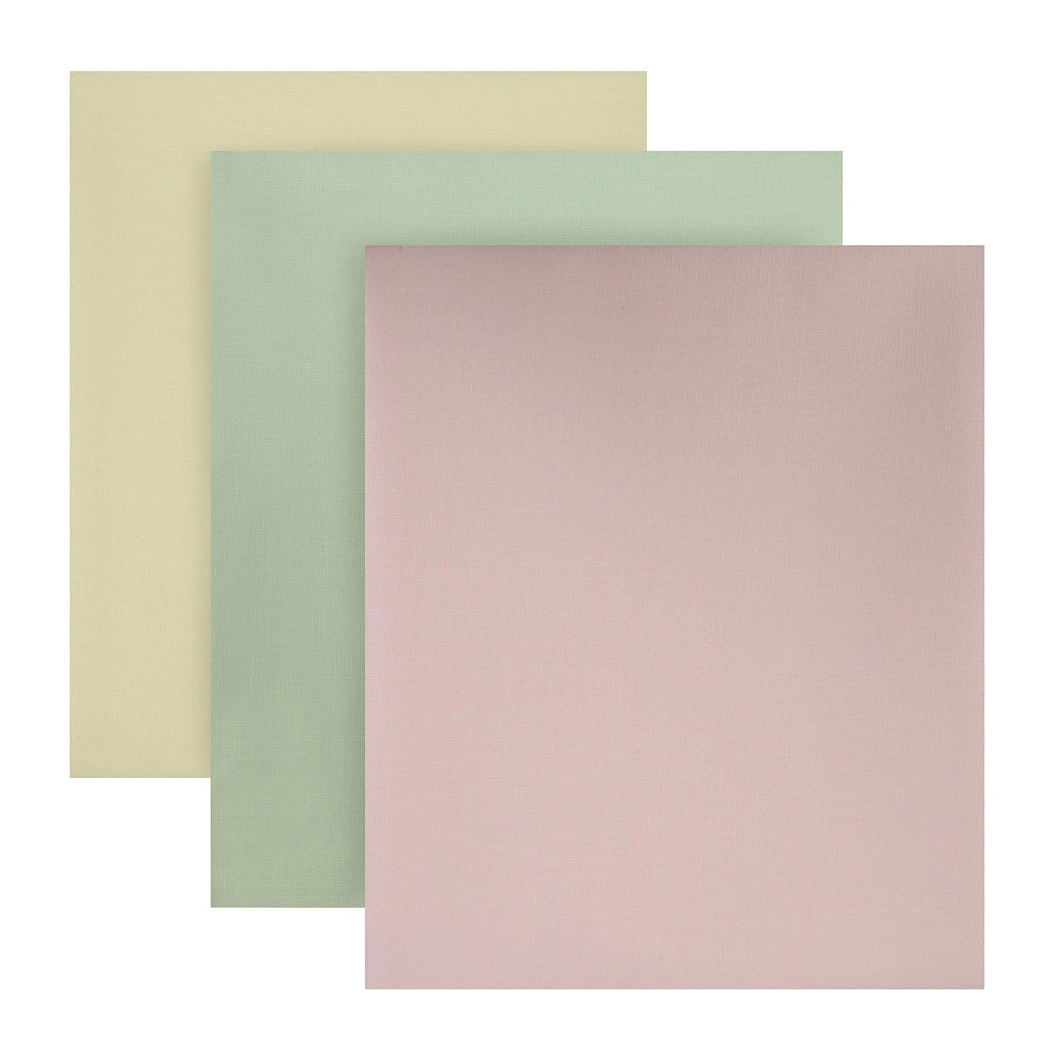 Unstitched PolyViscose Fabric Combo of 3 Pastel Shirt Pieces