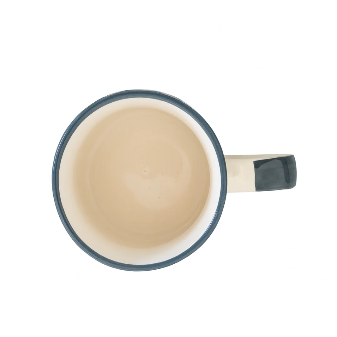 Urban Flora | Grey Ceramic Mugs | Set of 2 - Image 4