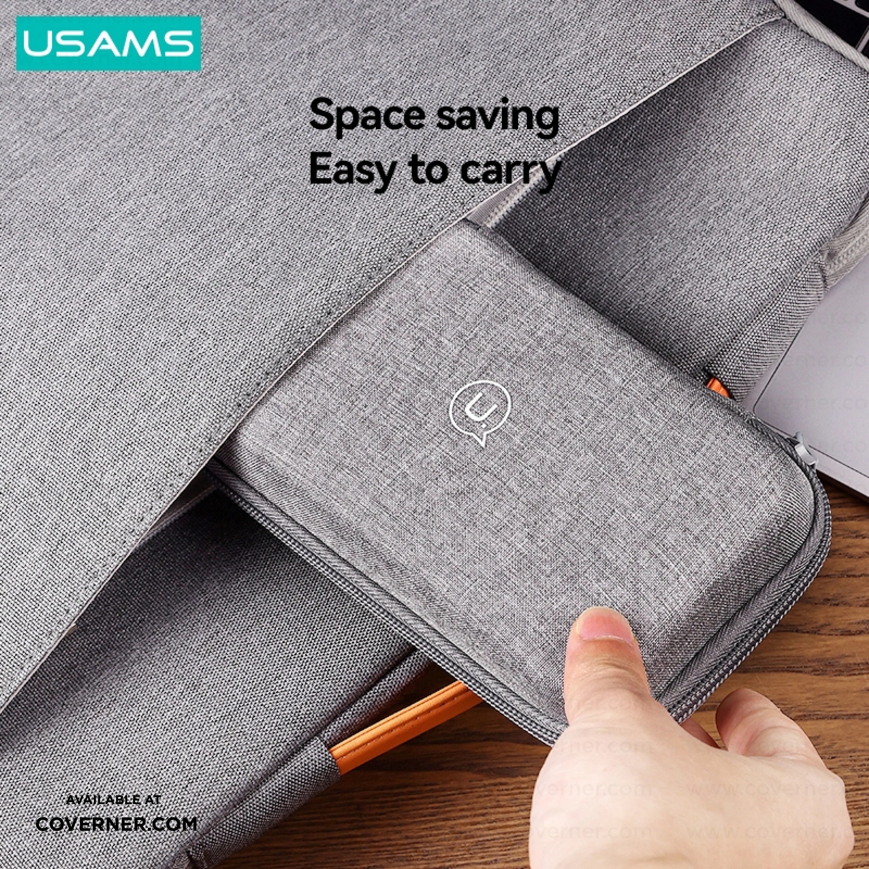 USAMS Hard Shell Power Bank Organizer – Compact, Shockproof & Anti-Scratch Case | Coverner India Exclusive - Image 7