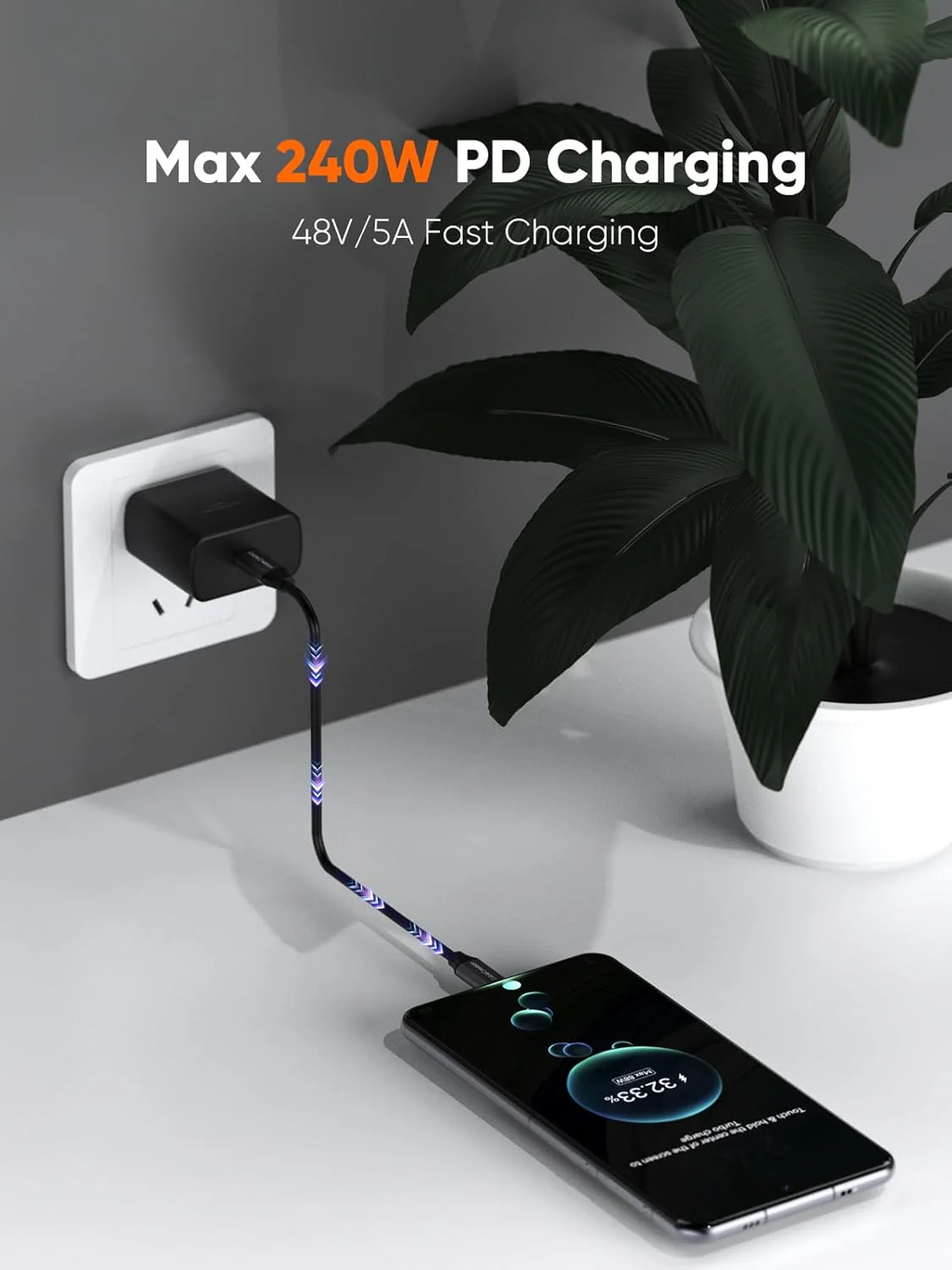 USB Type-C to Type-C 3.4A Max Output Cable - Zippy - Image 3
