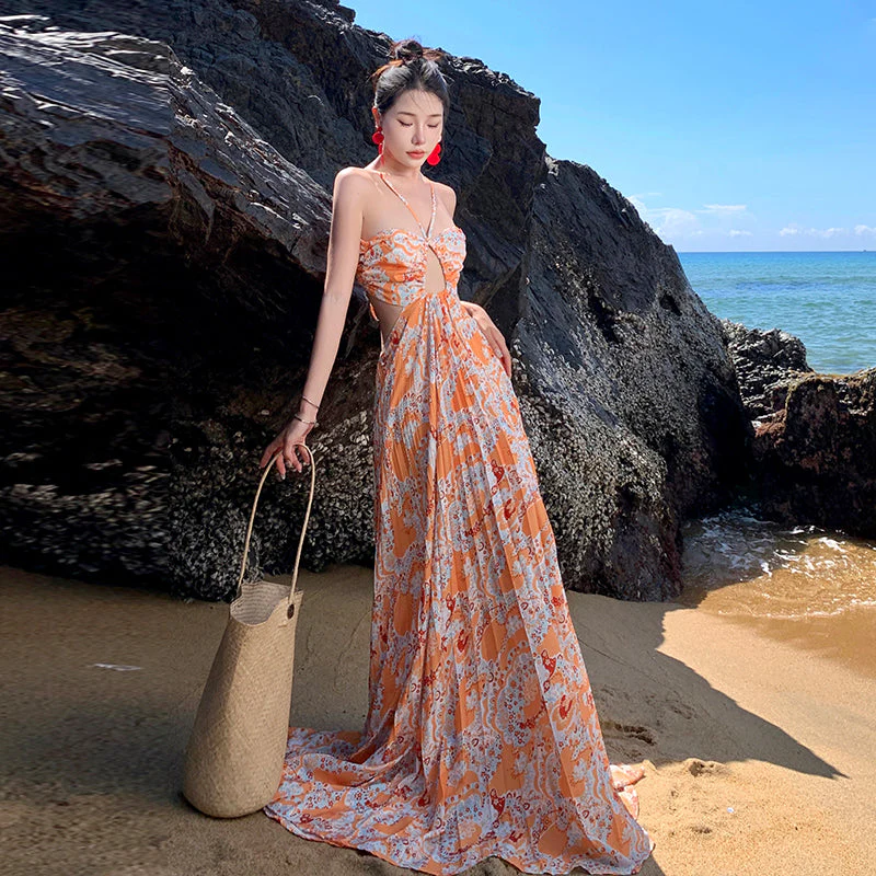 Vacation Halter Dress - Image 2