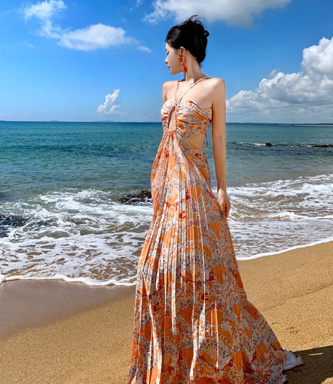 Vacation Halter Dress - Image 4