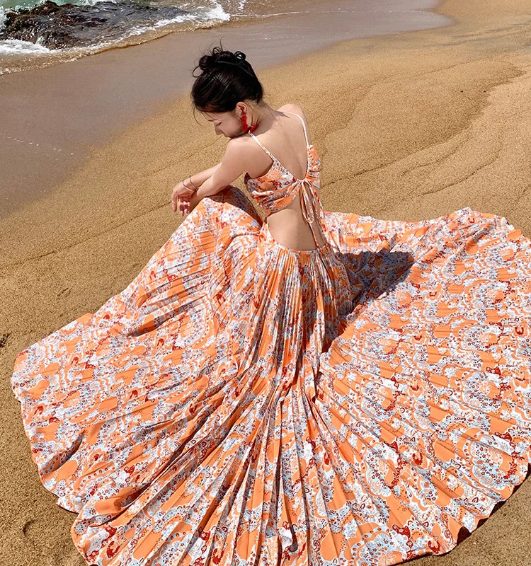 Vacation Halter Dress - Image 5