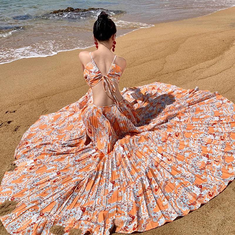Vacation Halter Dress - Image 7