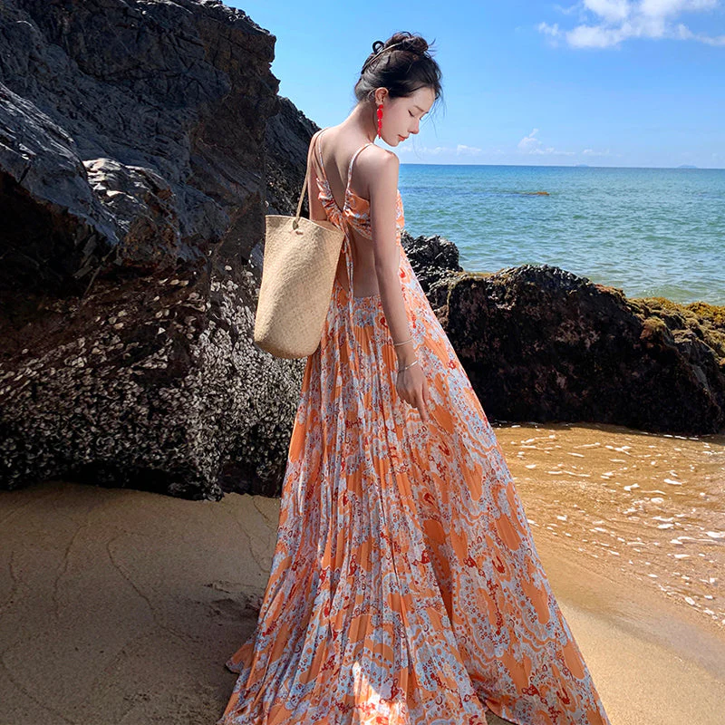 Vacation Halter Dress - Image 8