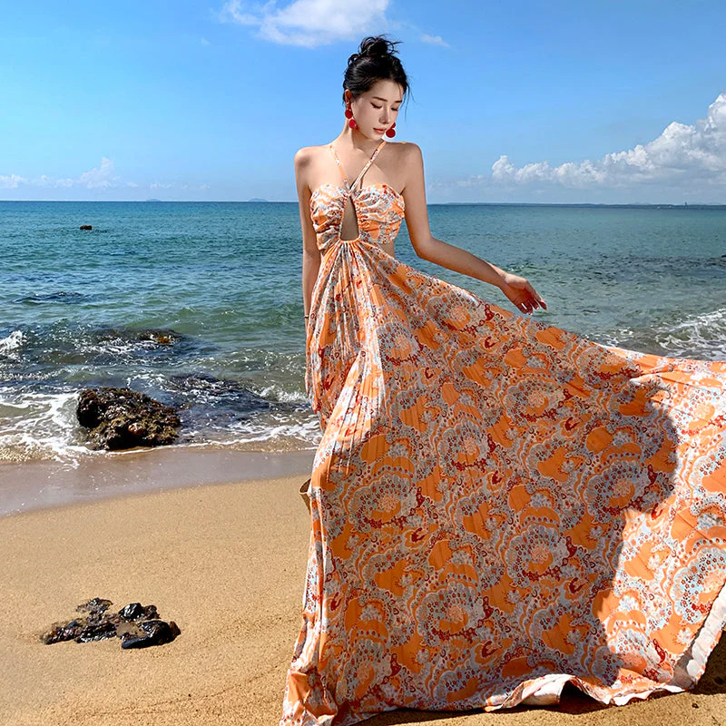 Vacation Halter Dress - Image 9