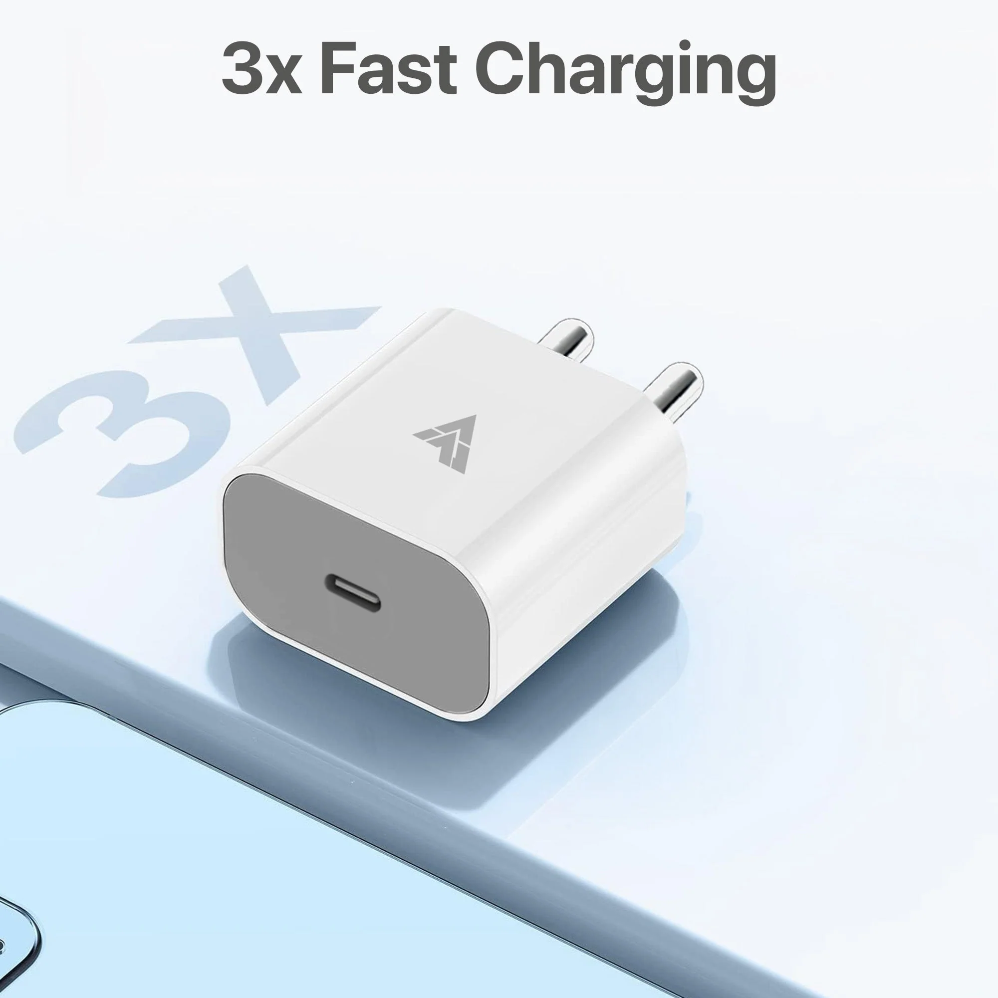 Vaku ® Aiges 20W PD Port Charger Type C [Apple MFi Certified] Adapter for iPhone and Android Devices - Image 2