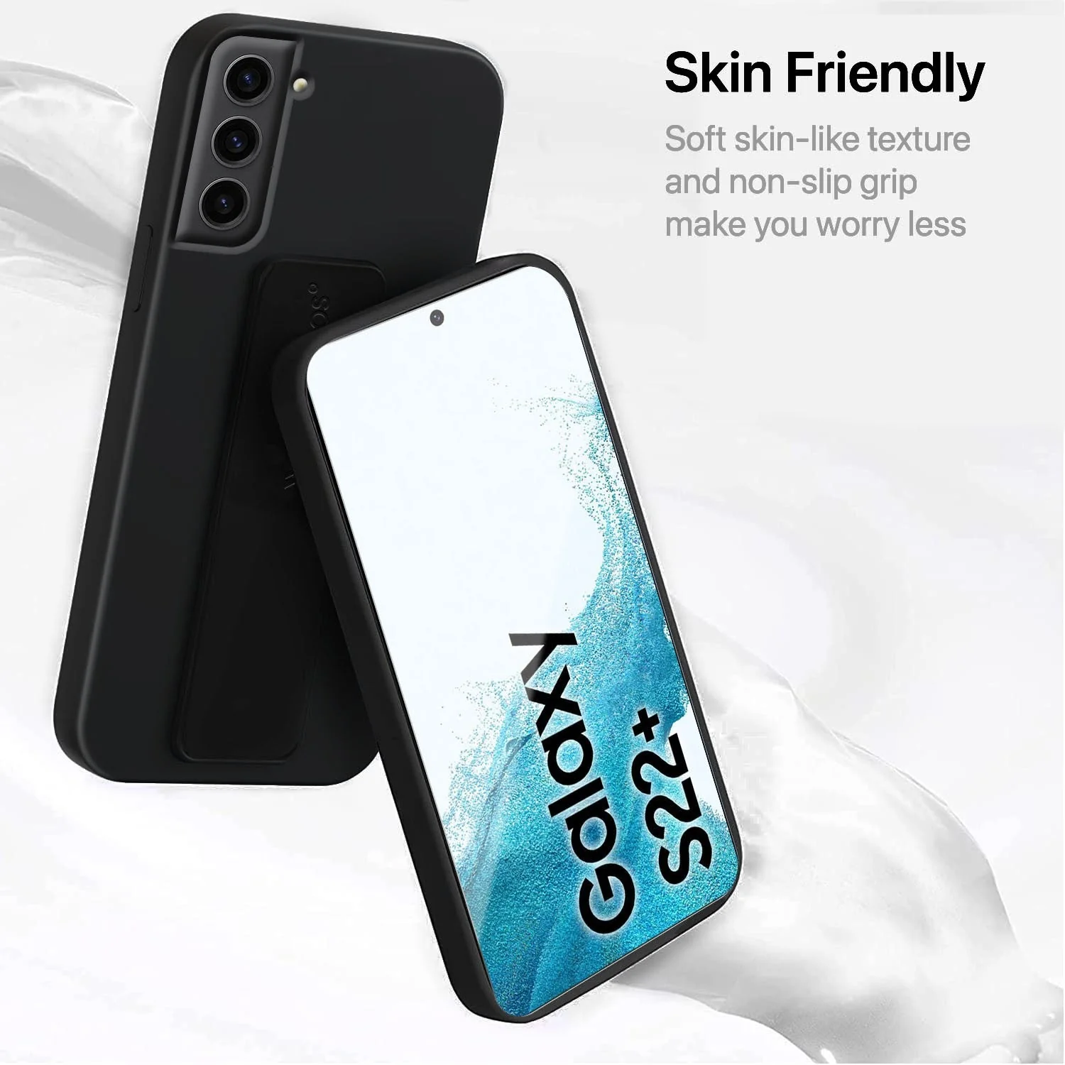 Vaku ® Samsung Galaxy S22 Plus Harbor Grip Multi-Functional Magnetic Vertical & Horizontal Stand Case TPU Back Cover - Image 11
