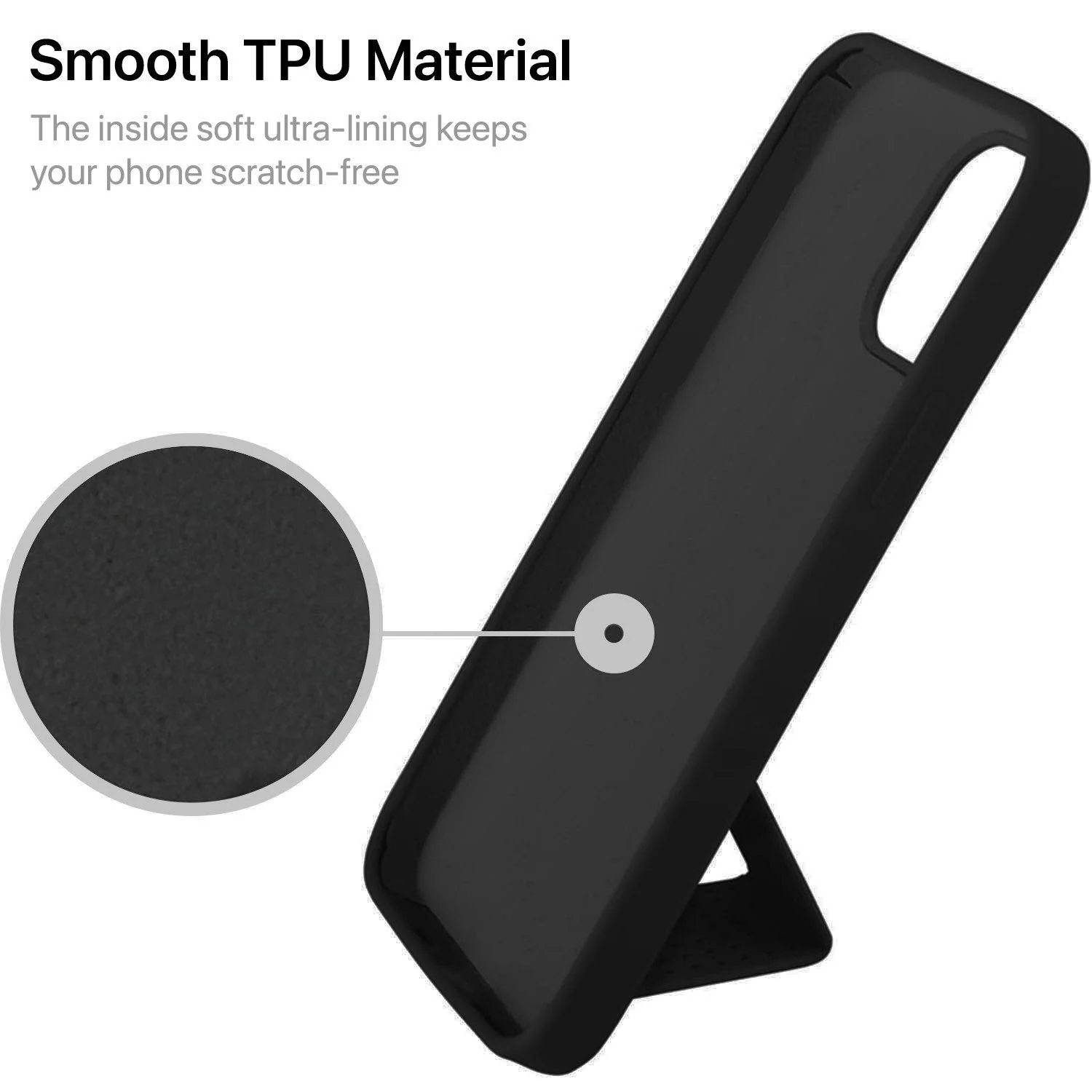 Vaku ® Vivo V25 Harbor Grip Multi-Functional Magnetic Vertical & Horizontal Stand Case Silicon Back Cover - Image 9