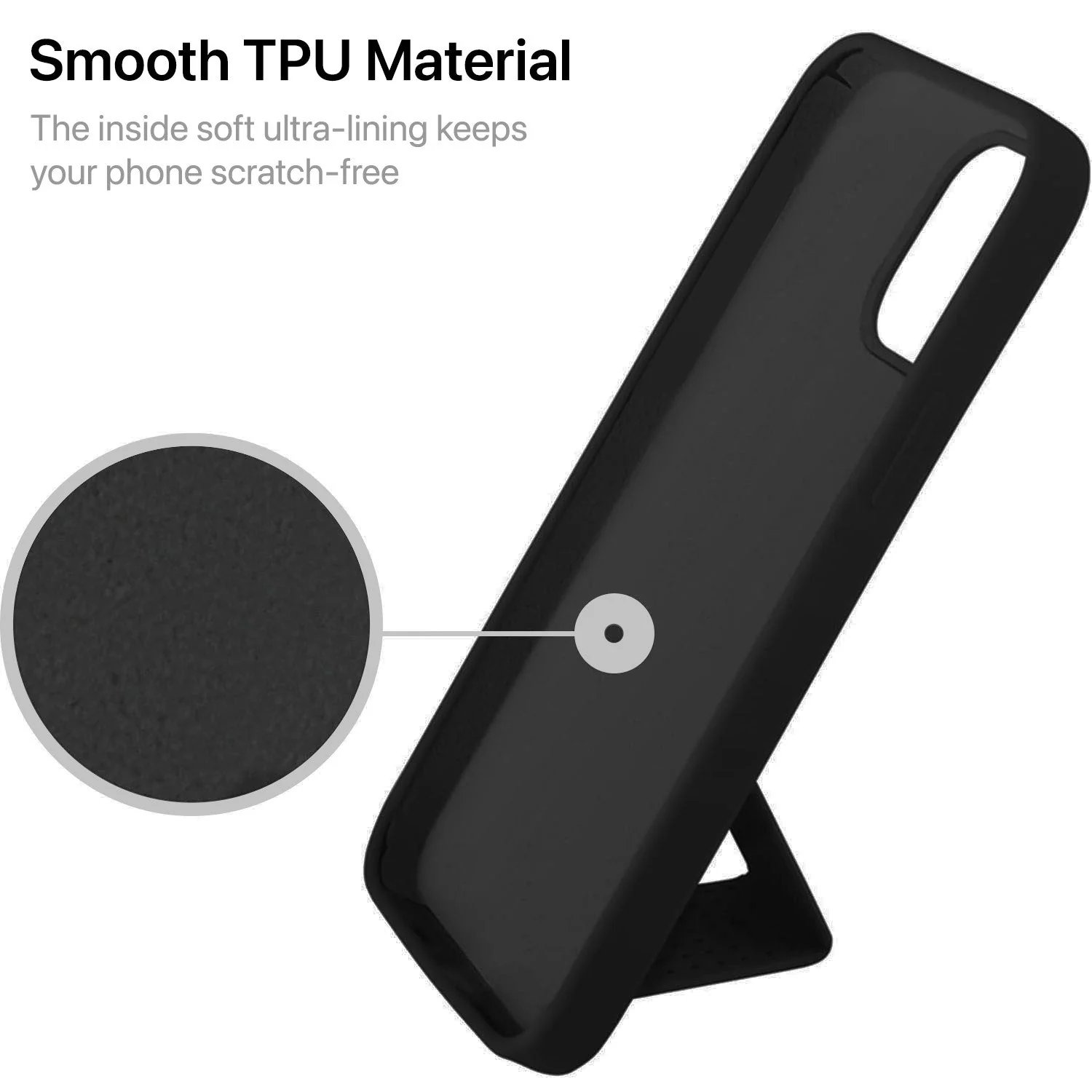 Vaku ® Vivo Y21 / Y33s / Y21e / Y21T Harbor Grip Multi-Functional Magnetic Vertical & Horizontal Stand Case Silicon Back Cover - Image 6