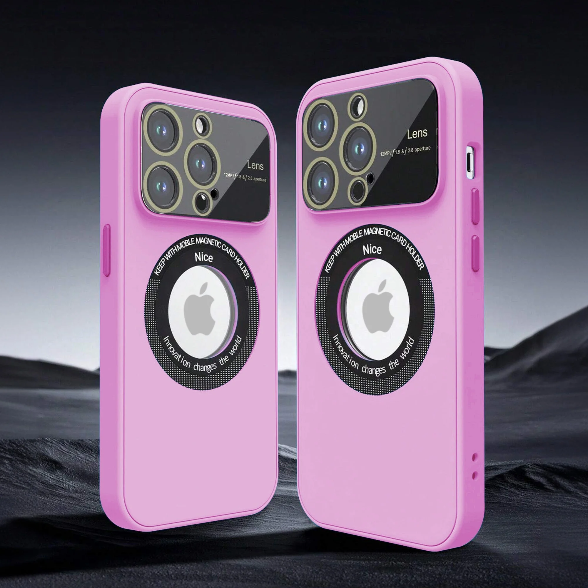 Vaku® Apple iPhone 14 Pro Polarized Magnetic Magpro Camera Lens Protector Logo Hole Back Cover - Image 5