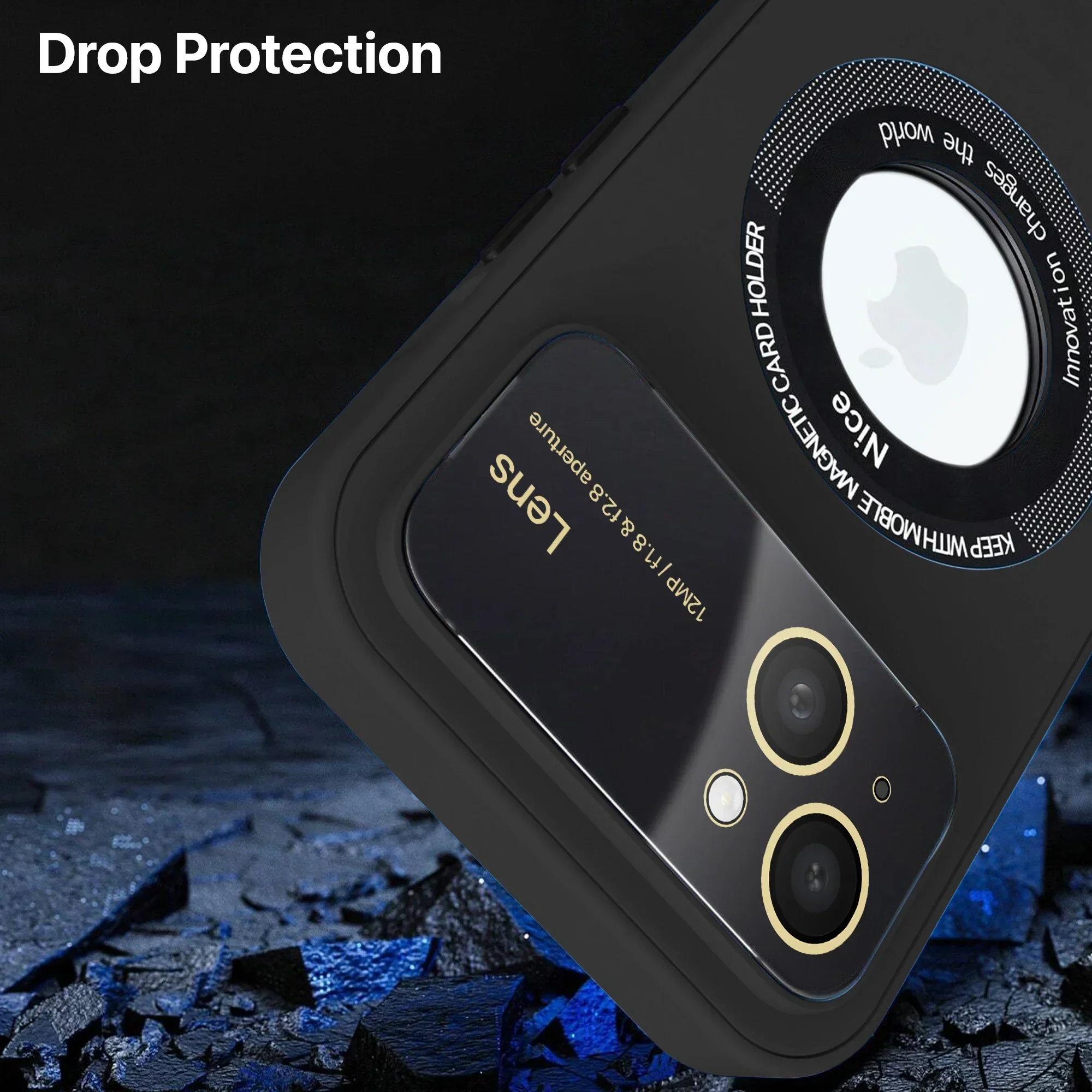 Vaku® Apple iPhone 15 Polarized Magnetic Magpro Camera Lens Protector Logo Hole Back Cover - Image 7