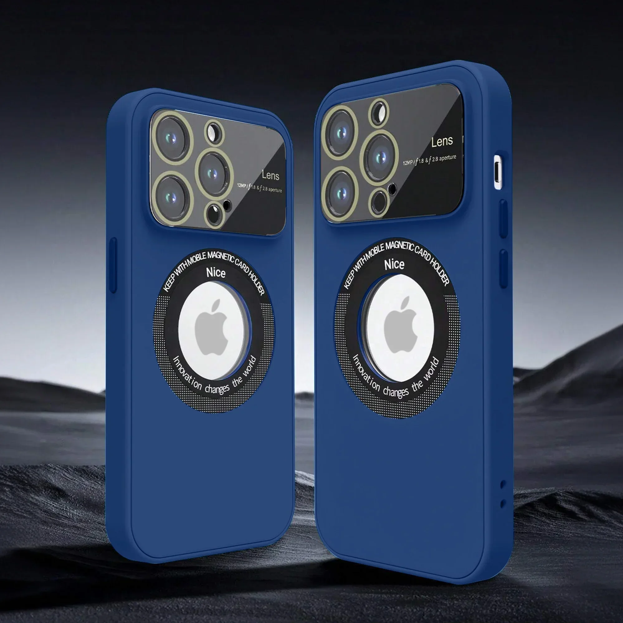Vaku® Apple iPhone 15 Pro Polarized Magnetic Magpro Camera Lens Protector Logo Hole Back Cover - Image 5