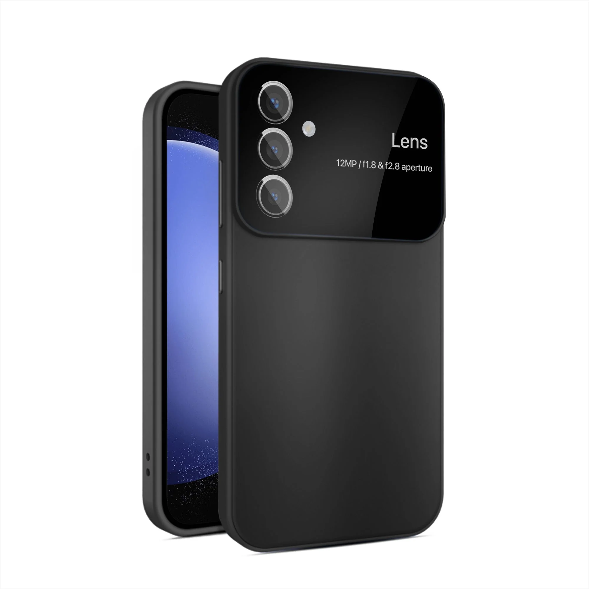 Vaku® Samsung Galaxy S24 Plus Glazed Polarized Camera Lens Protector Shockproof Back Cover