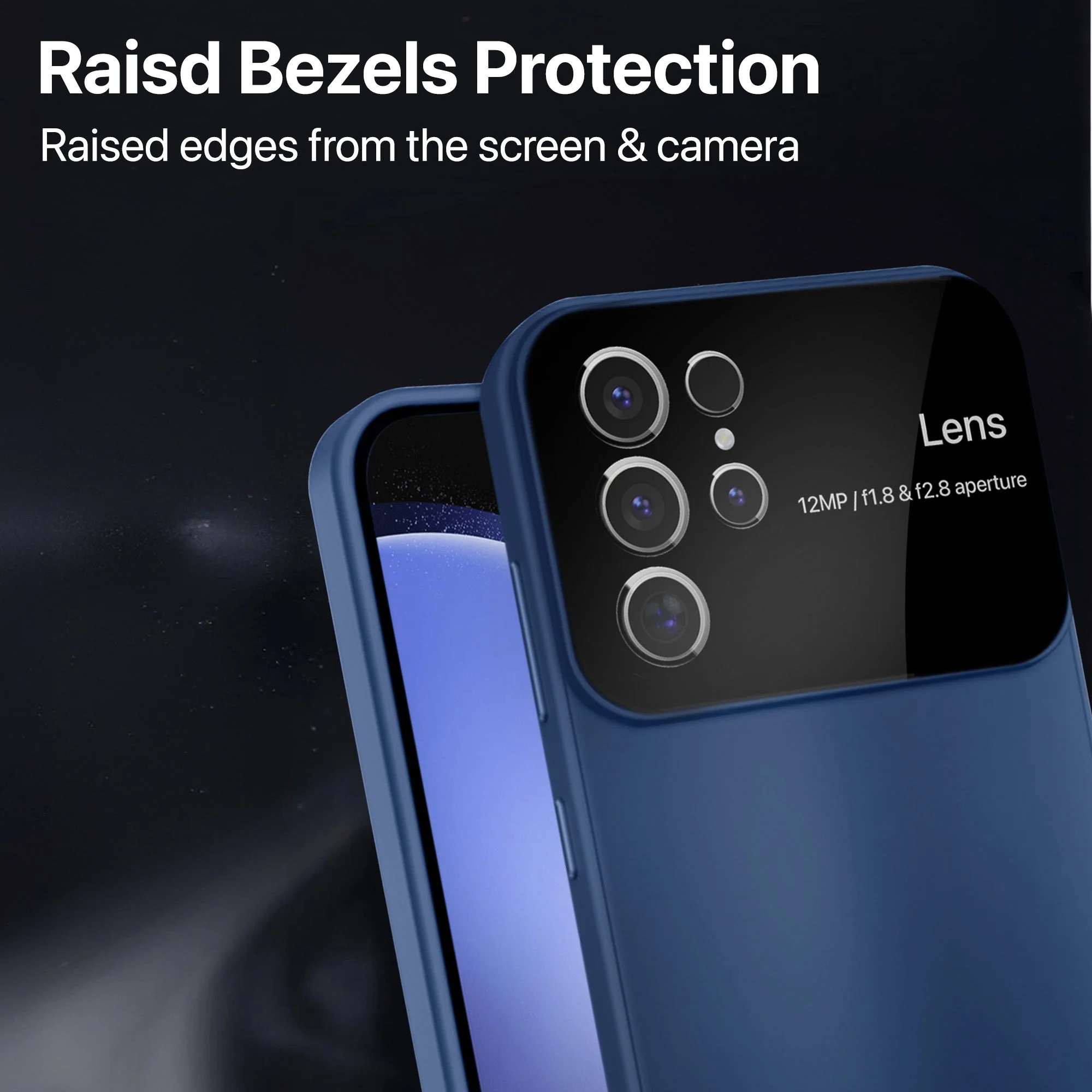 Vaku® Samsung Galaxy S24 Ultra Glazed Polarized Camera Lens Protector Shockproof Back Cover - Image 3