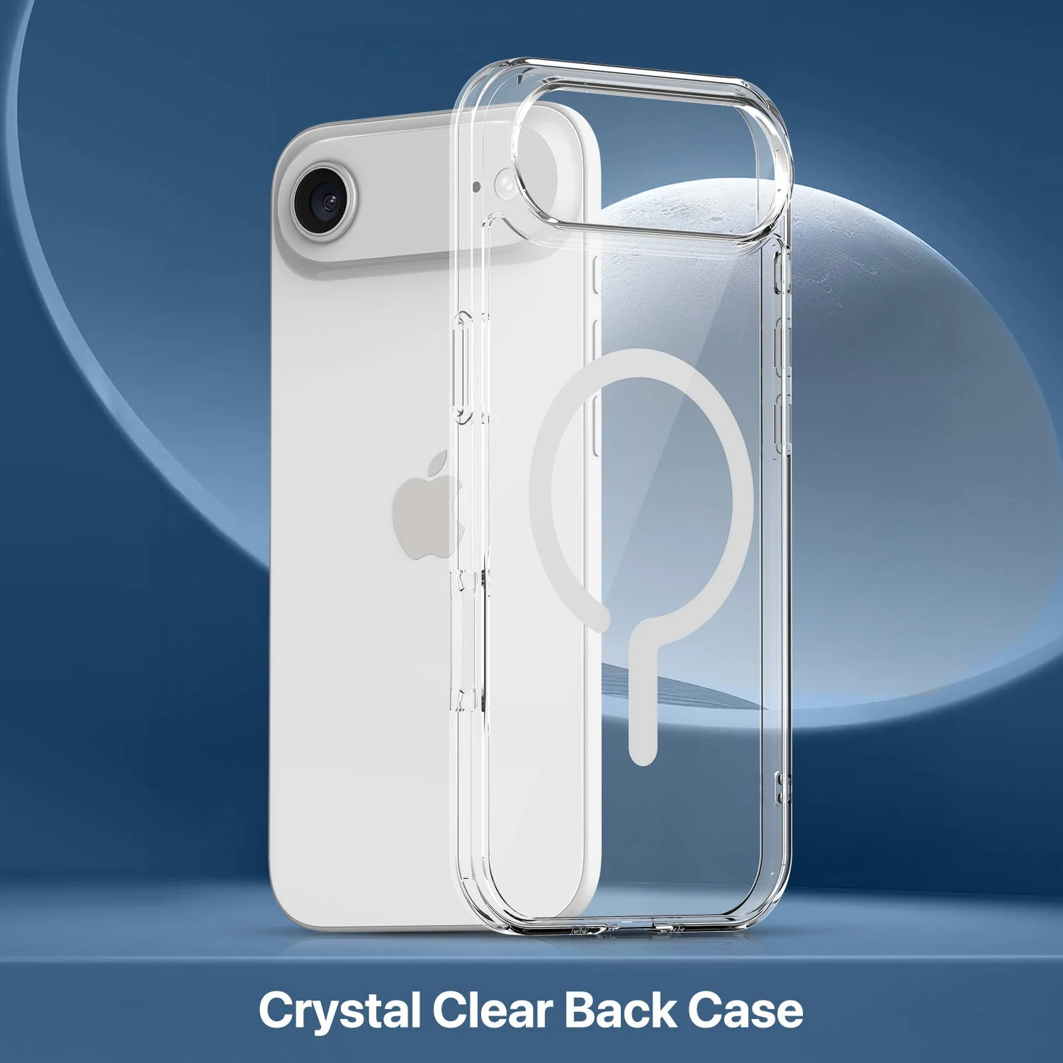 Vaku Luxos ® Apple iPhone 17 Air Glassy MagPro Clear TPU Shockproof Scratch Resistant Military-Grade Protection Back Cover - Image 3